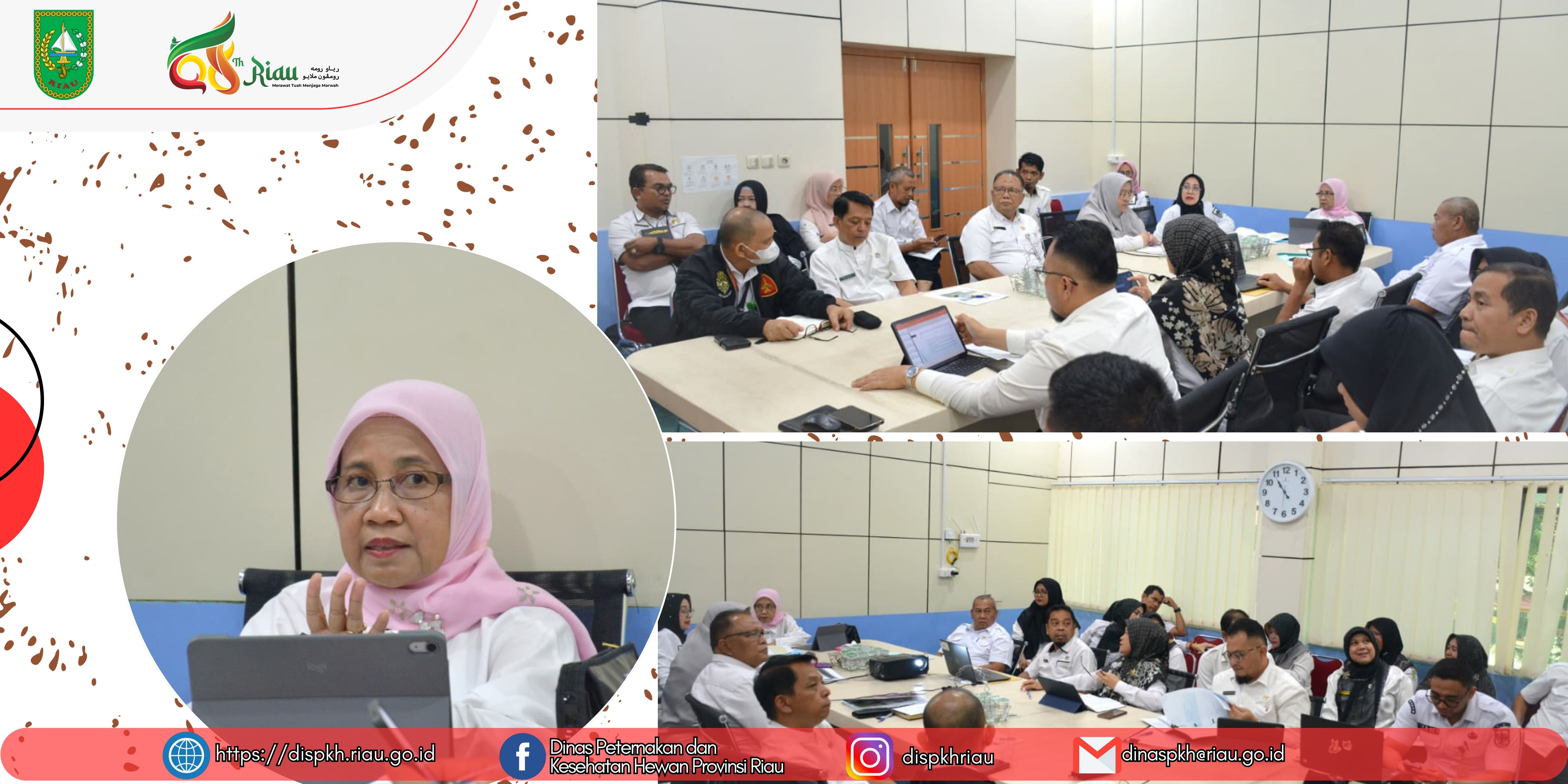 Rapat Perdana Kepala Dinas Baru, DPKH Riau Fokus pada Tupoksi, Kinerja, dan Anggaran