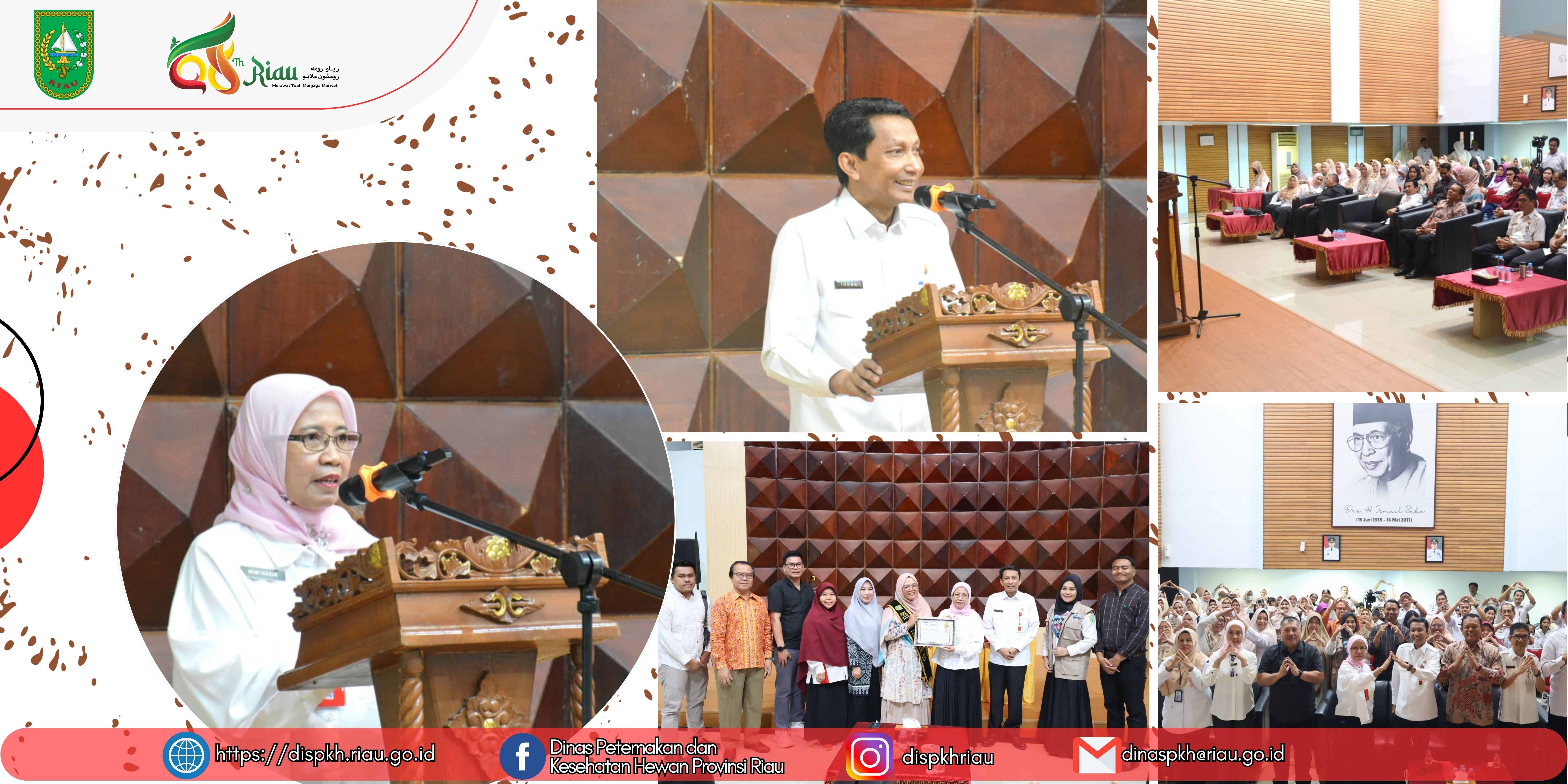 Pisah Sambut Kepala Dinas Perpustakaan dan Kearsipan Provinsi Riau