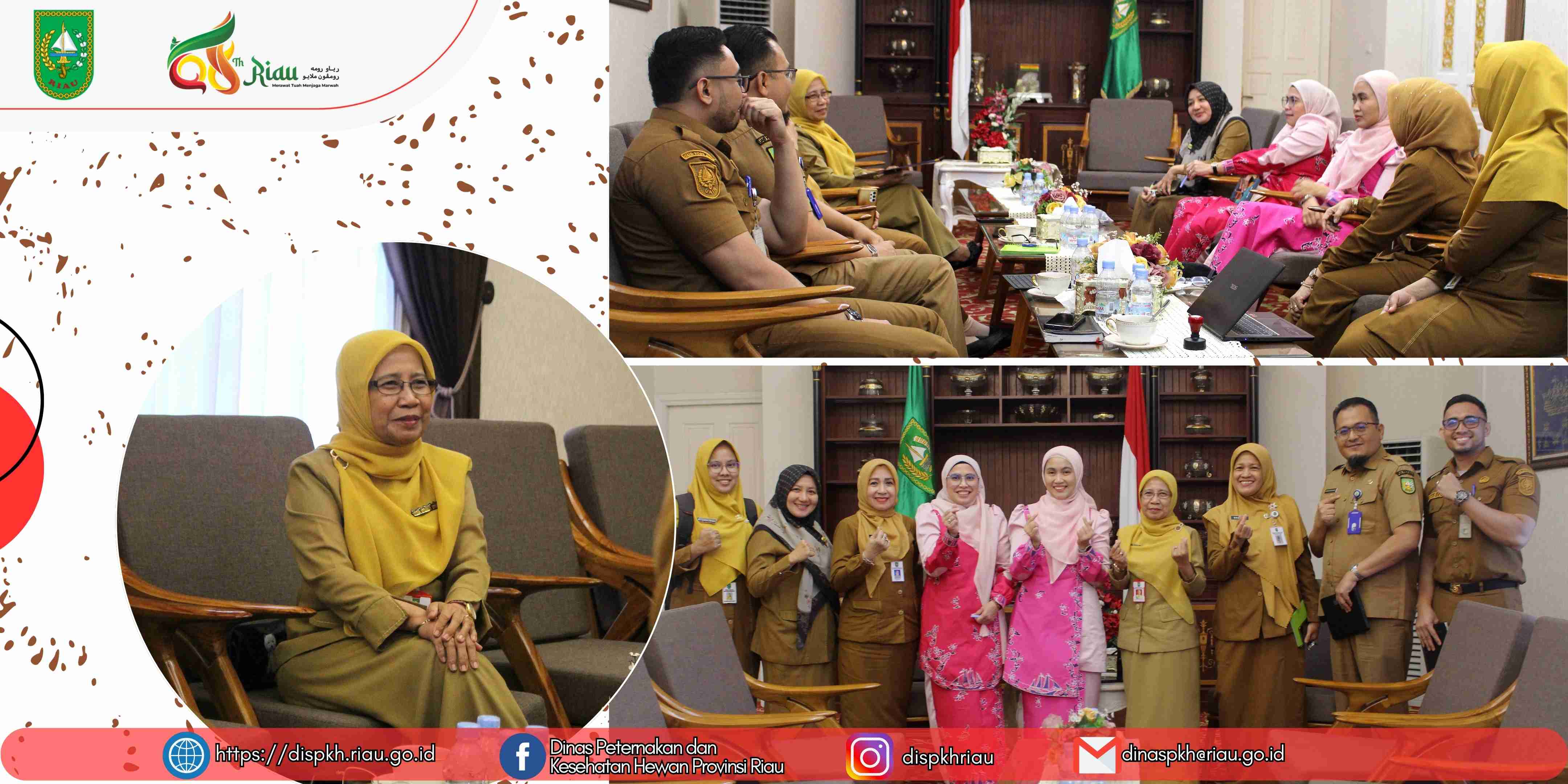 Audiensi Bersama Ketua TP PKK Bahas Penguatan KIE Rabies dan Keamanan Produk Hewan