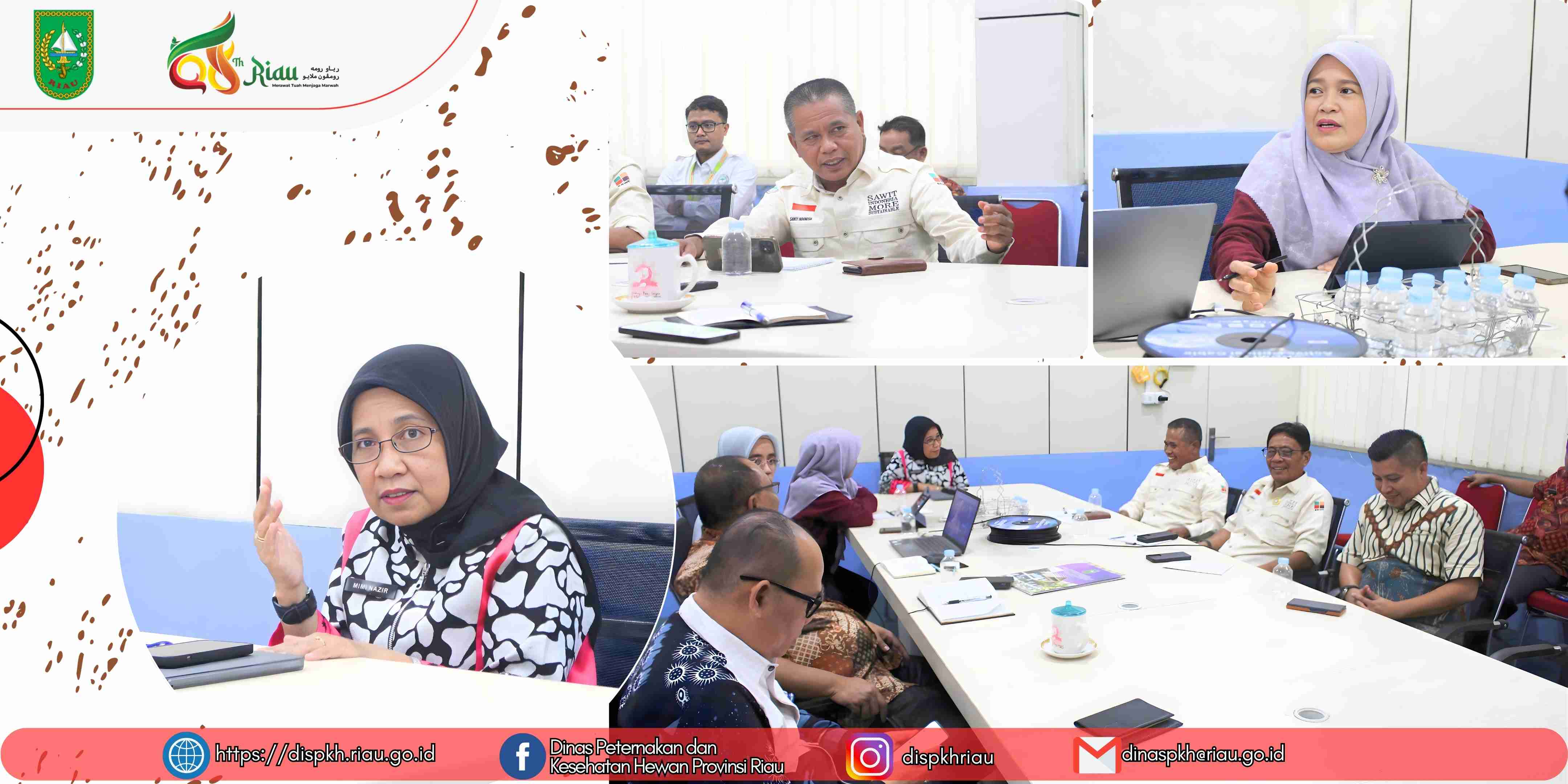 DPKH Provinsi Riau dan APKASINDO Bahas Implementasi Program SISKA untuk Penguatan Ketahanan Pangan dan Perkebunan Sawit Berkelanjutan