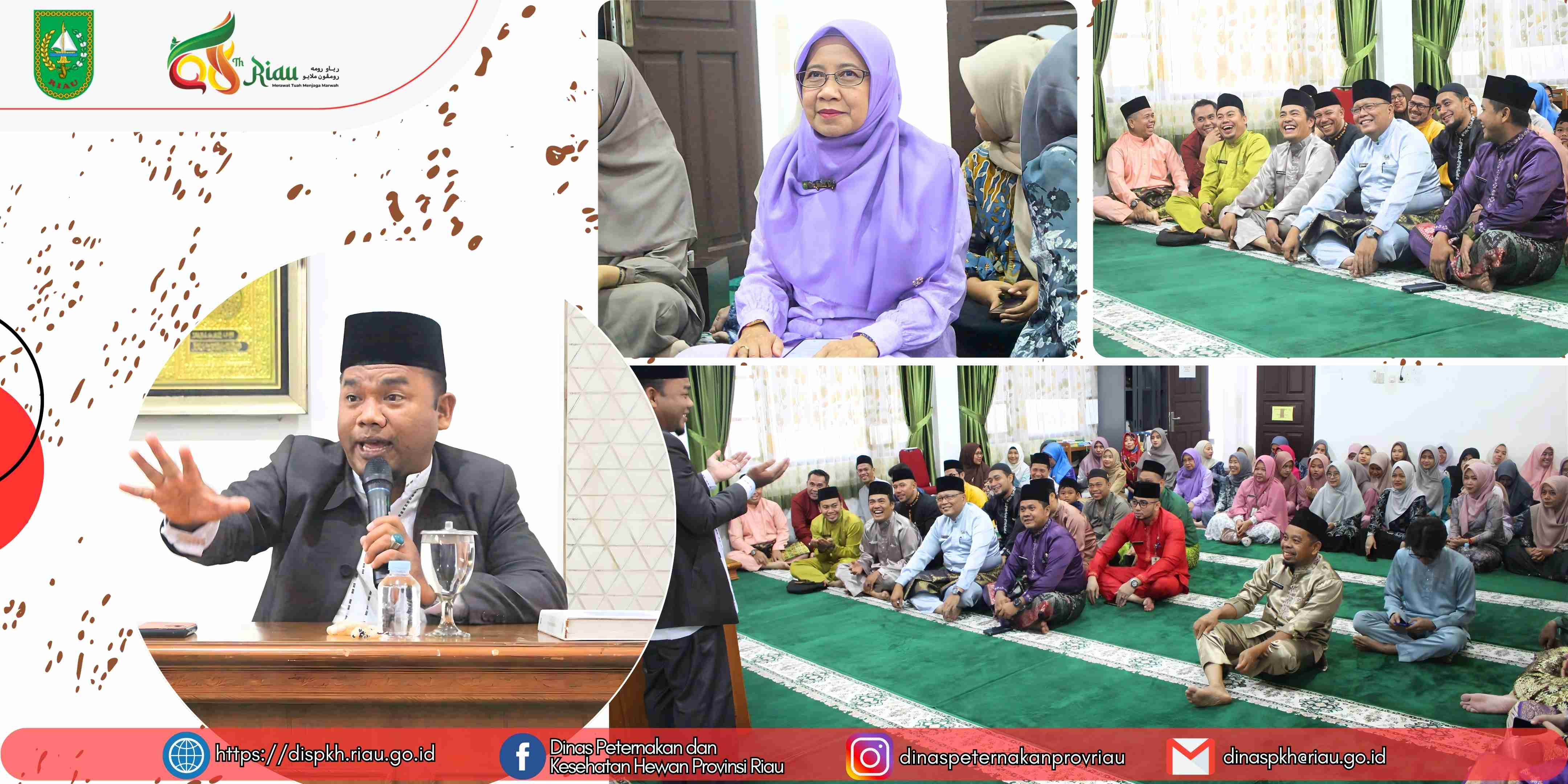 DPKH Provinsi Riau Gelar Ceramah Agama di Musholla Al-Fitrah