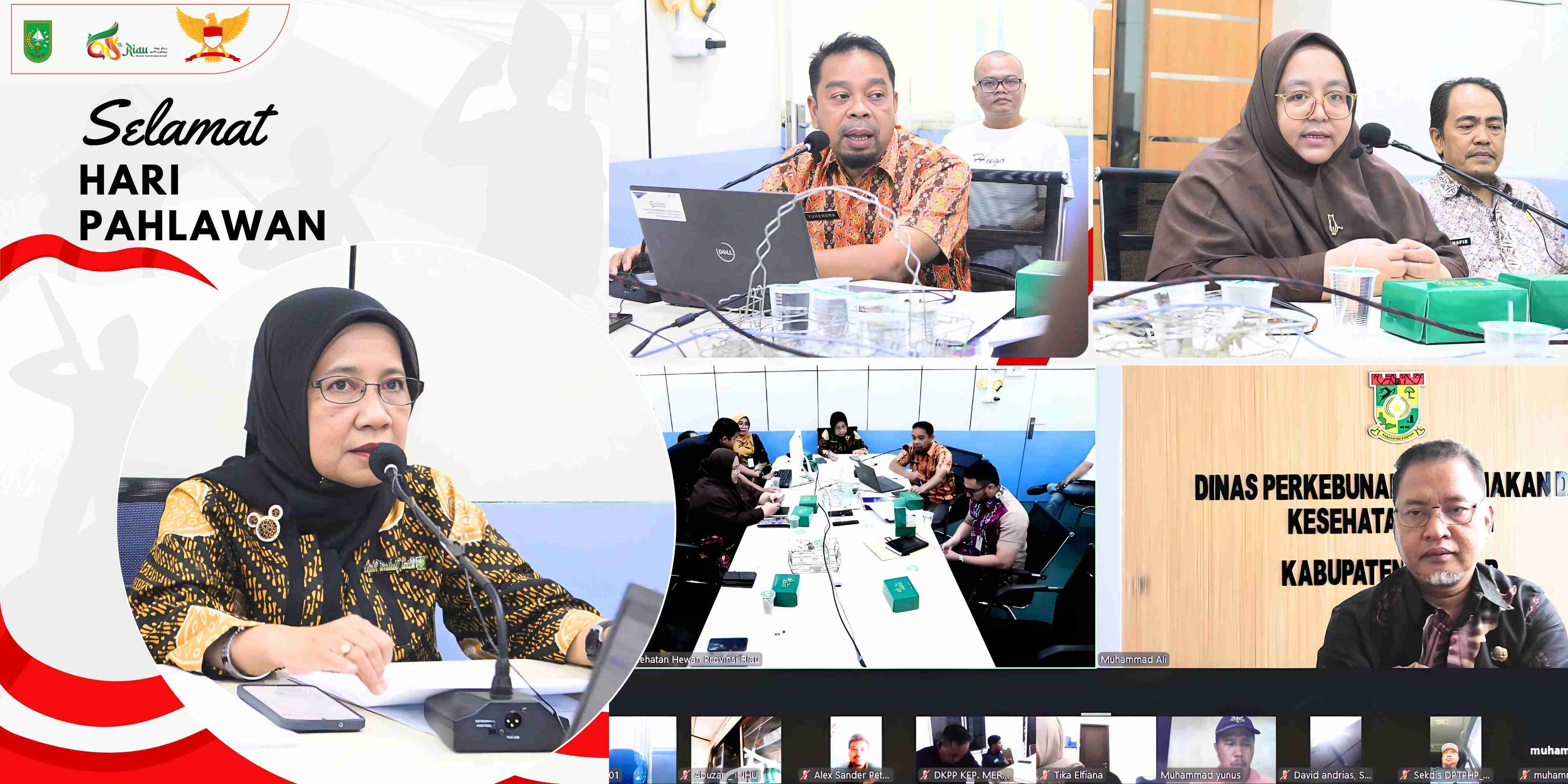 Kepala Dinas Peternakan dan Kesehatan Hewan Provinsi Riau Pimpin Rapat Koordinasi Petugas Data Peternakan se-Provinsi Riau Tahun 2025