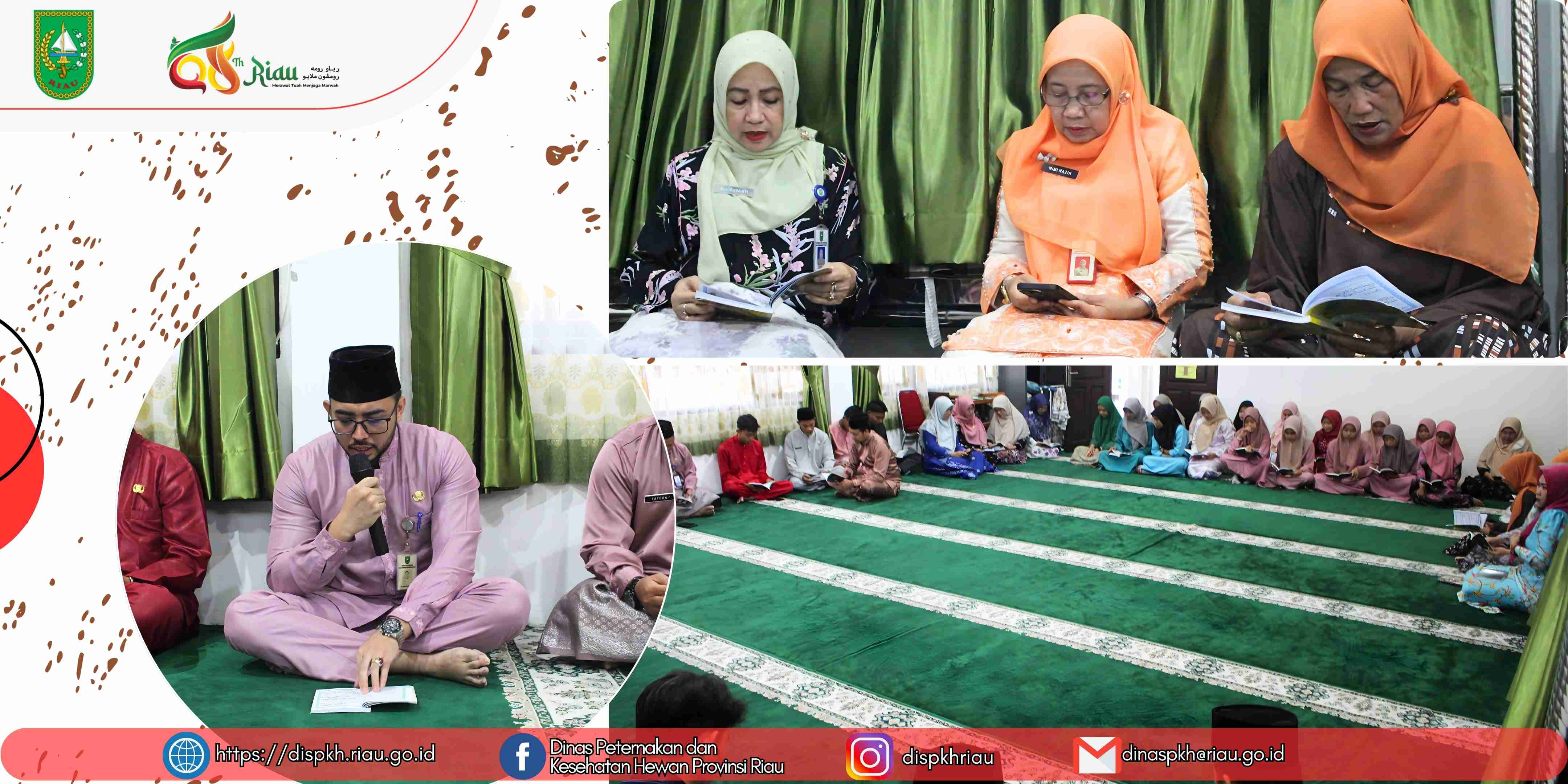 DPKH Provinsi Riau Gelar Kegiatan Yasinan Rutin di Musholla Al-Fitrah