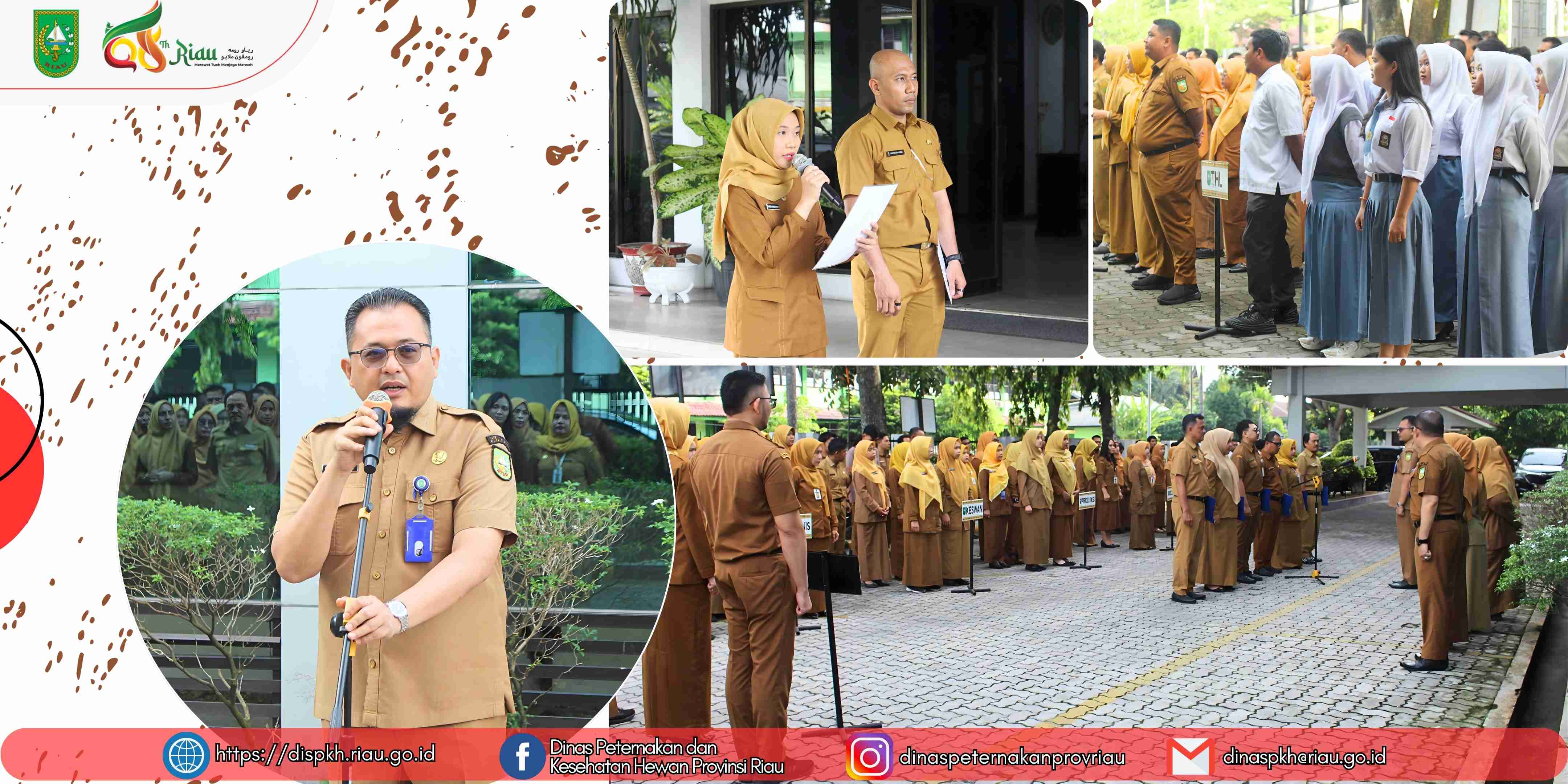 DPKH Provinsi Riau Gelar Apel Pagi Rutin Senin Hadapi Penguatan Kinerja Akhir Tahun