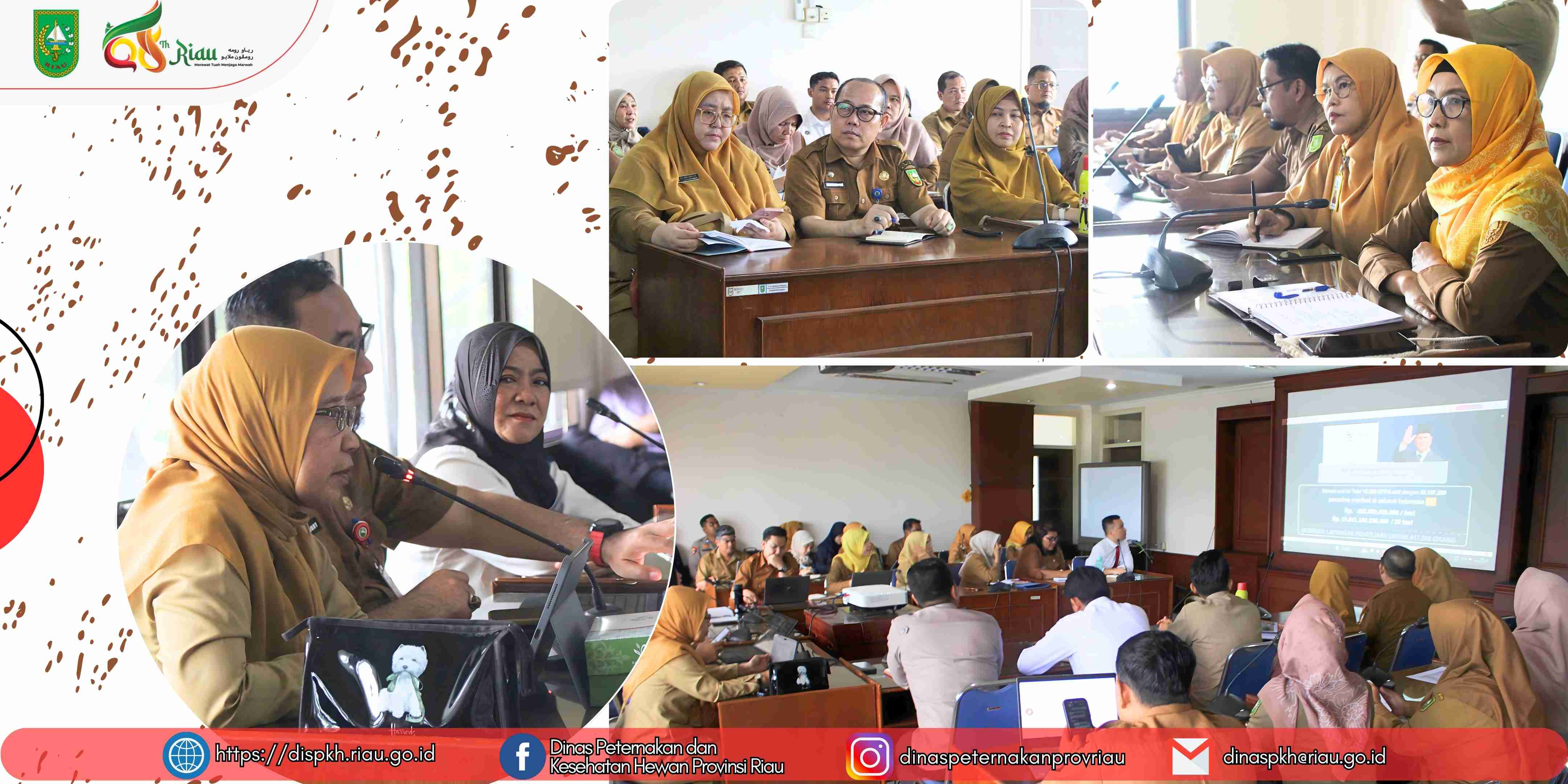Dinas Peternakan dan Kesehatan Hewan Provinsi Riau Hadiri Rakor Program Makan Bergizi Gratis (MBG) di Bappeda Provinsi Riau