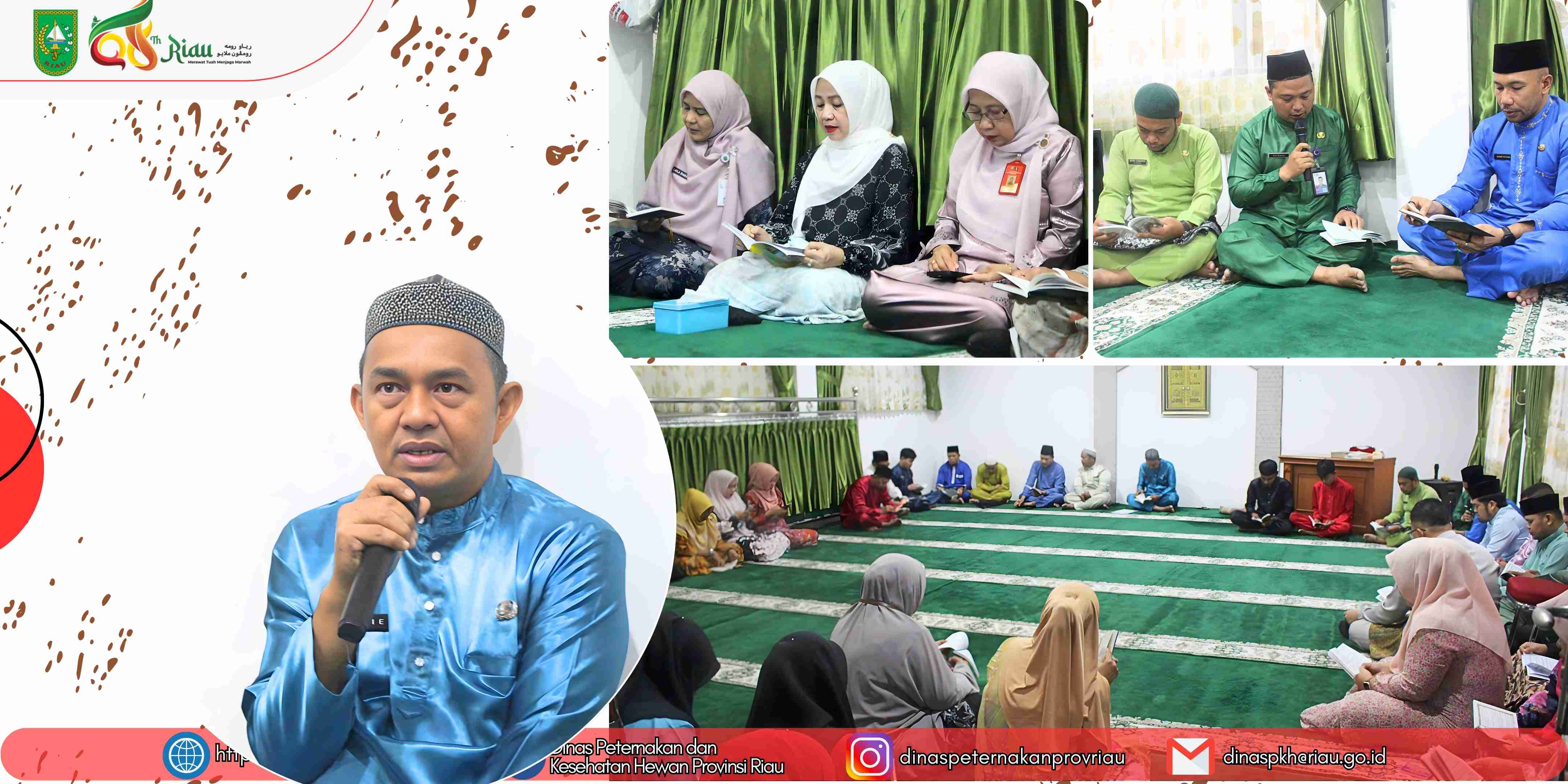 DPKH Provinsi Riau Gelar Kegiatan Yasinan Rutin di Musholla Al-Fitrah