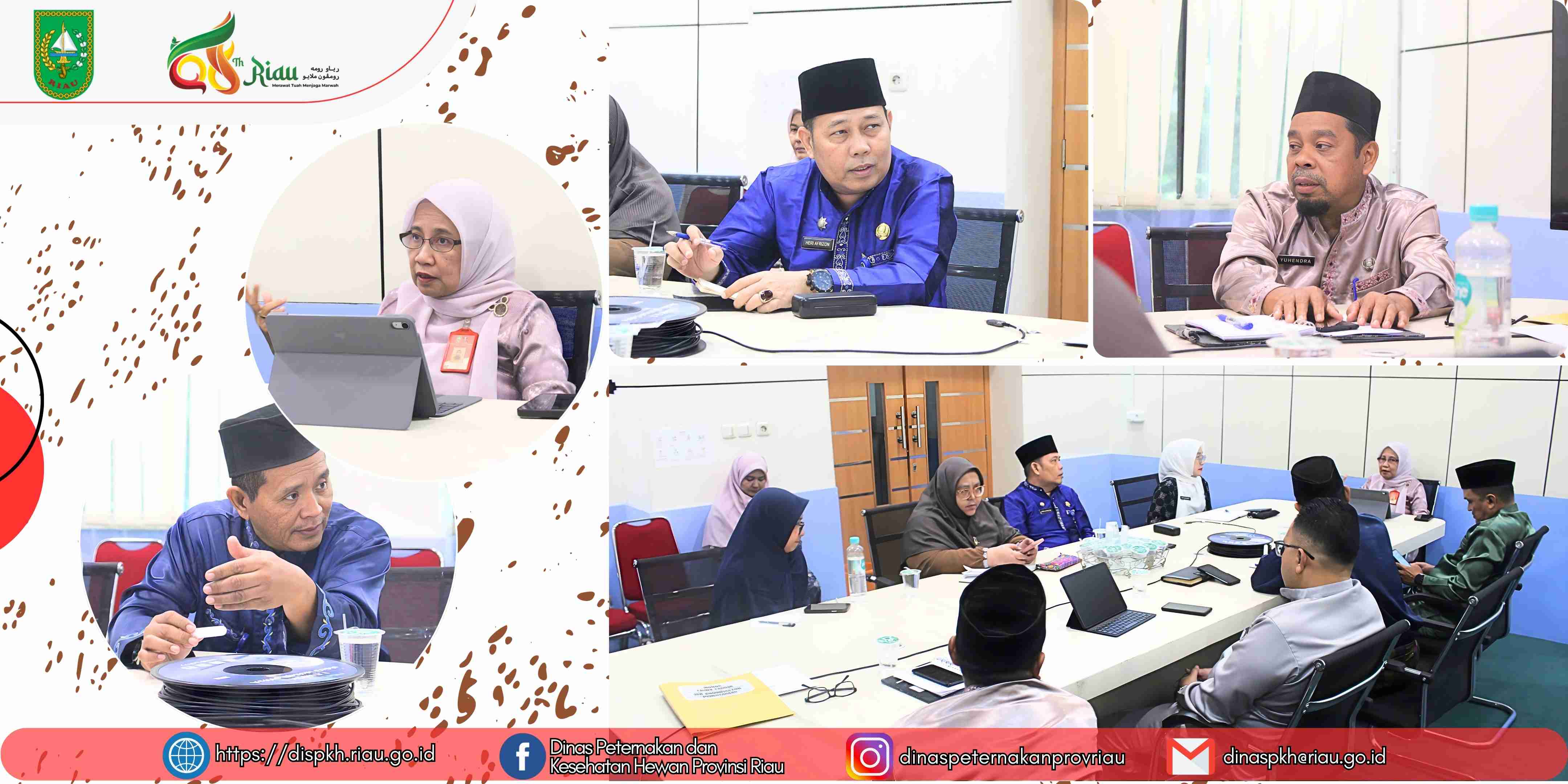 Kepala Dinas PKH Provinsi Riau Pimpin Rapat Penyampaian Arahan Hasil Diskusi Bersama Gubernur Riau