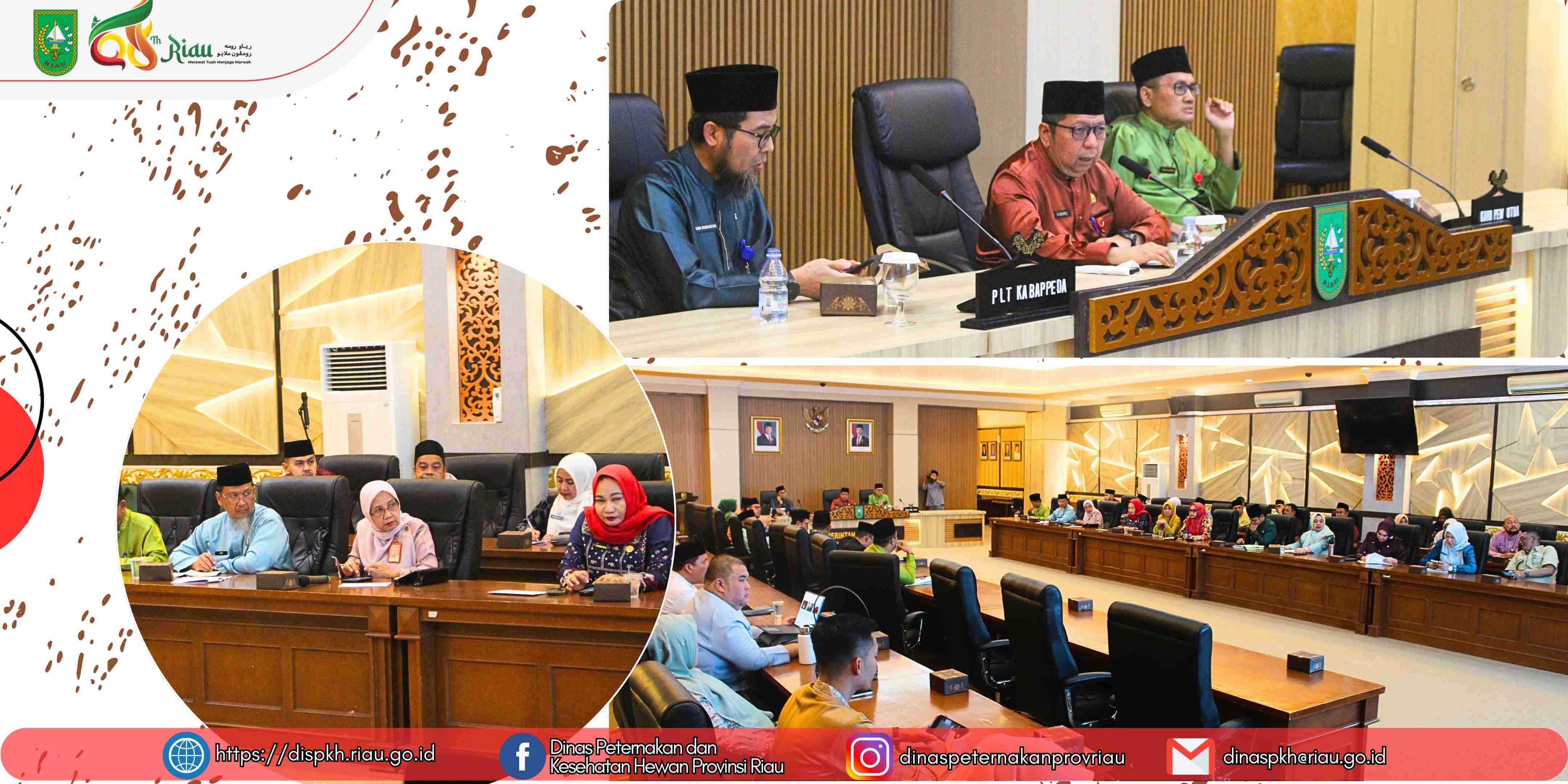 DPKH Provinsi Riau Hadiri Rapat Persiapan Rapat Koordinasi Gubernur dengan Bupati/Walikota se-Provinsi Riau