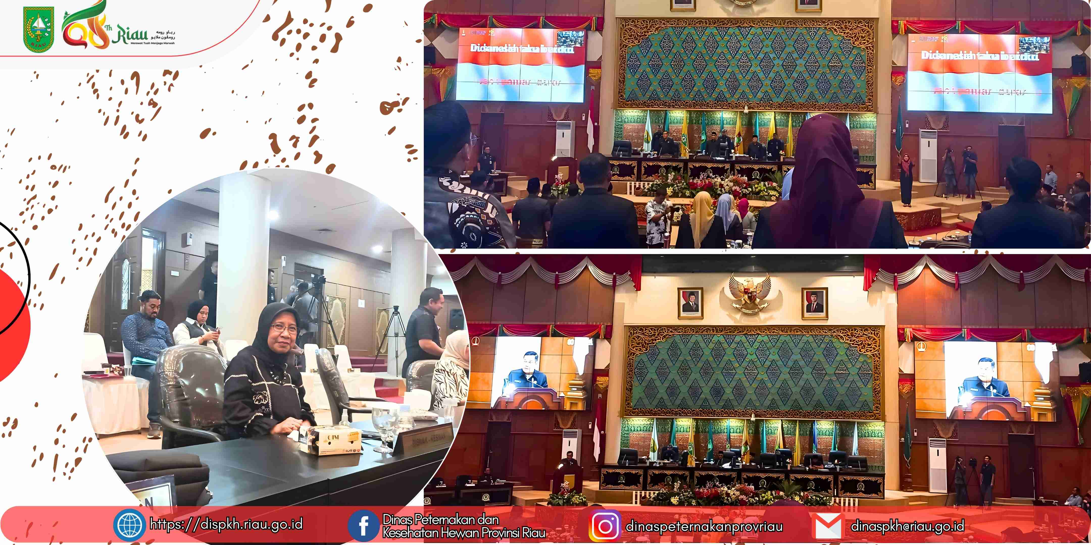 DPKH Provinsi Riau Hadiri Rapat Paripurna DPRD Provinsi Riau Terkait Penyampaian PROPENPERDA dan Laporan Badan Anggaran APBD 2026