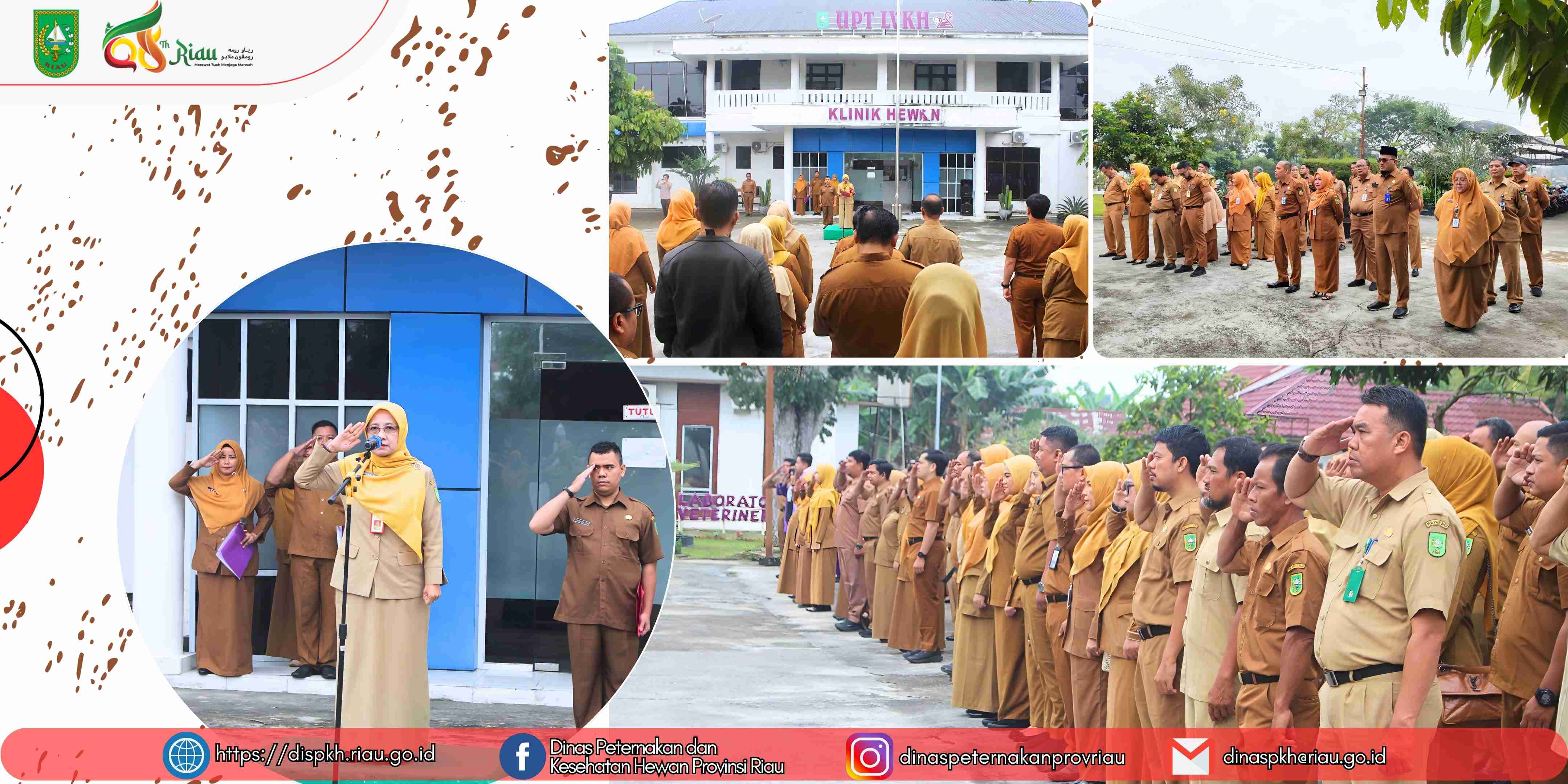 DPKH Provinsi Riau Gelar Apel Bersama di Halaman UPT LVKH