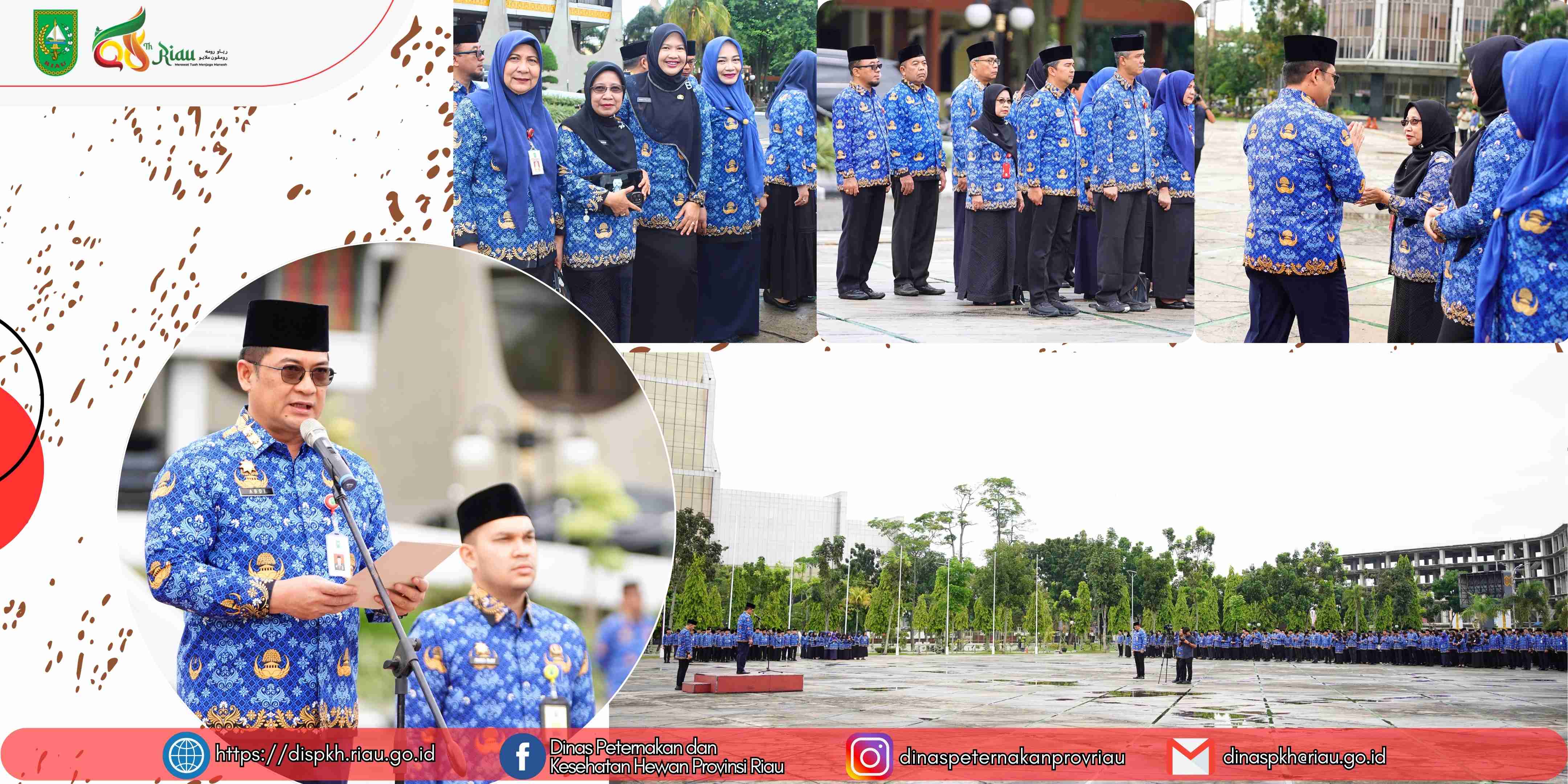 DPKH Provinsi Riau Hadiri Upacara Peringatan Hari Bela Negara ke-77 Tahun 2025