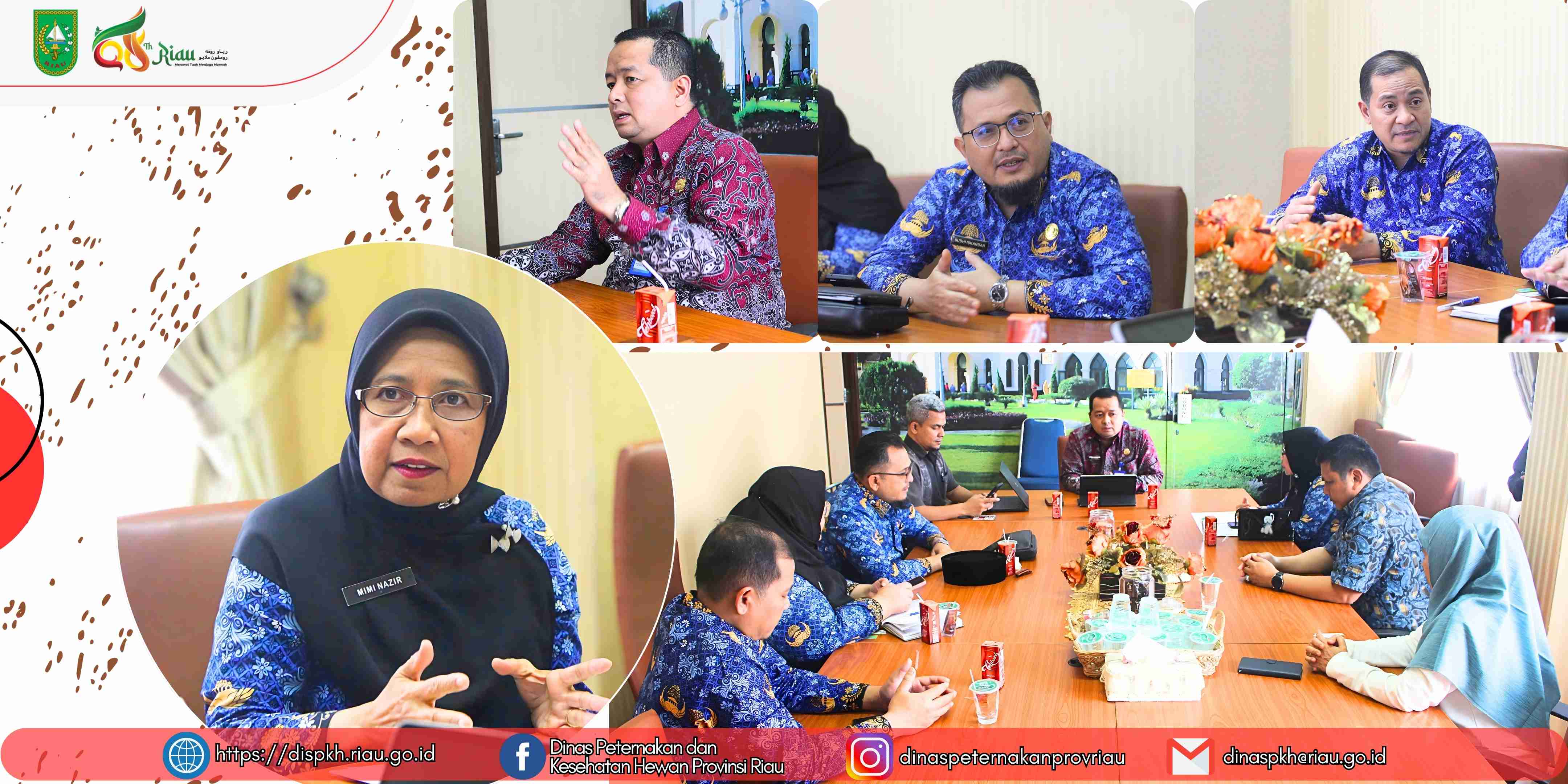 DPKH Provinsi Riau Lakukan Pertemuan dengan BBPOM Pekanbaru Bahas Penggunaan Obat pada Pelayanan Kesehatan Hewan