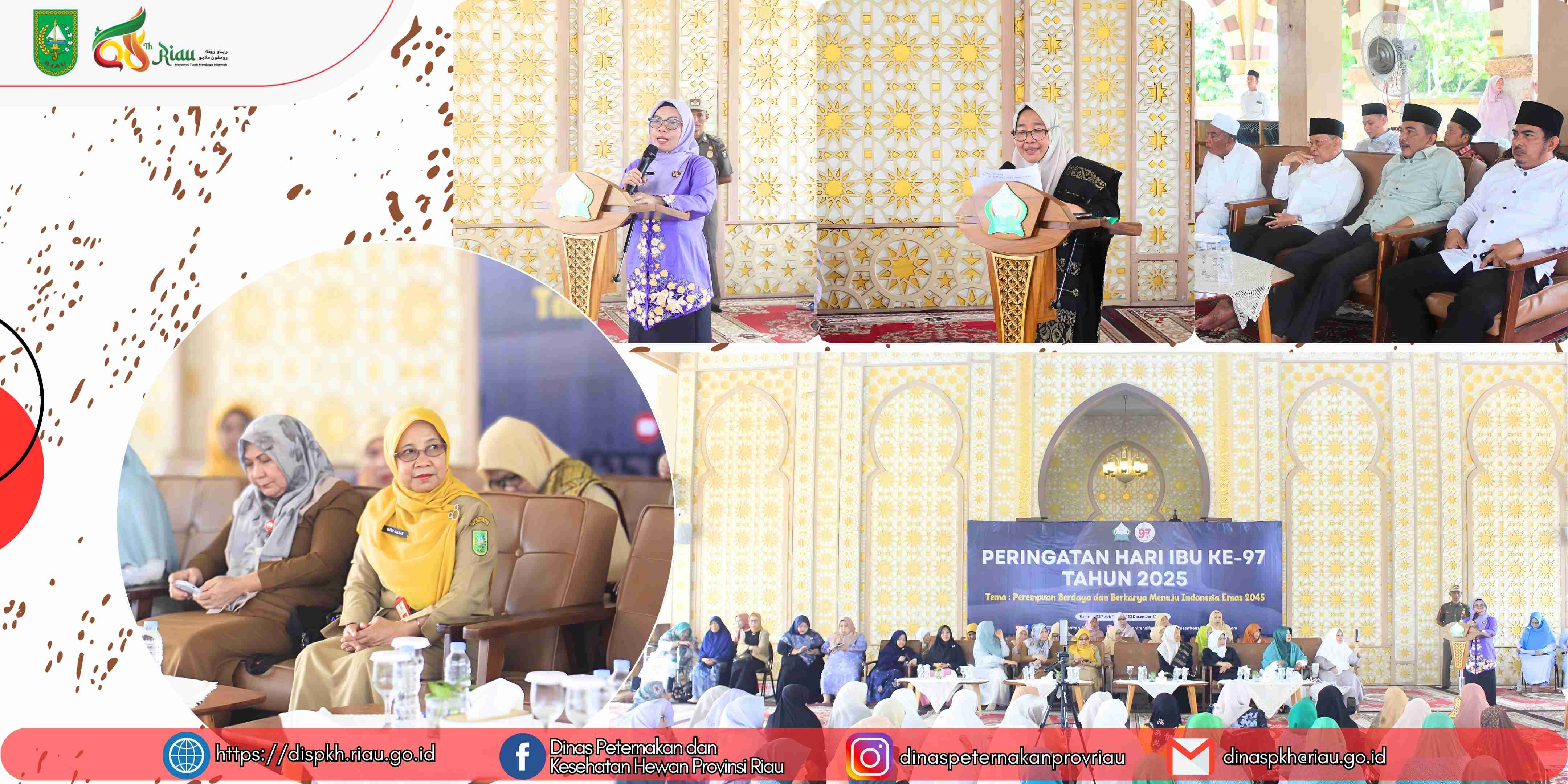 Kepala DPKH Provinsi Riau Hadiri Kegiatan Bertema “Perempuan Berdaya dan Berkarya Menuju Indonesia Emas 2045”