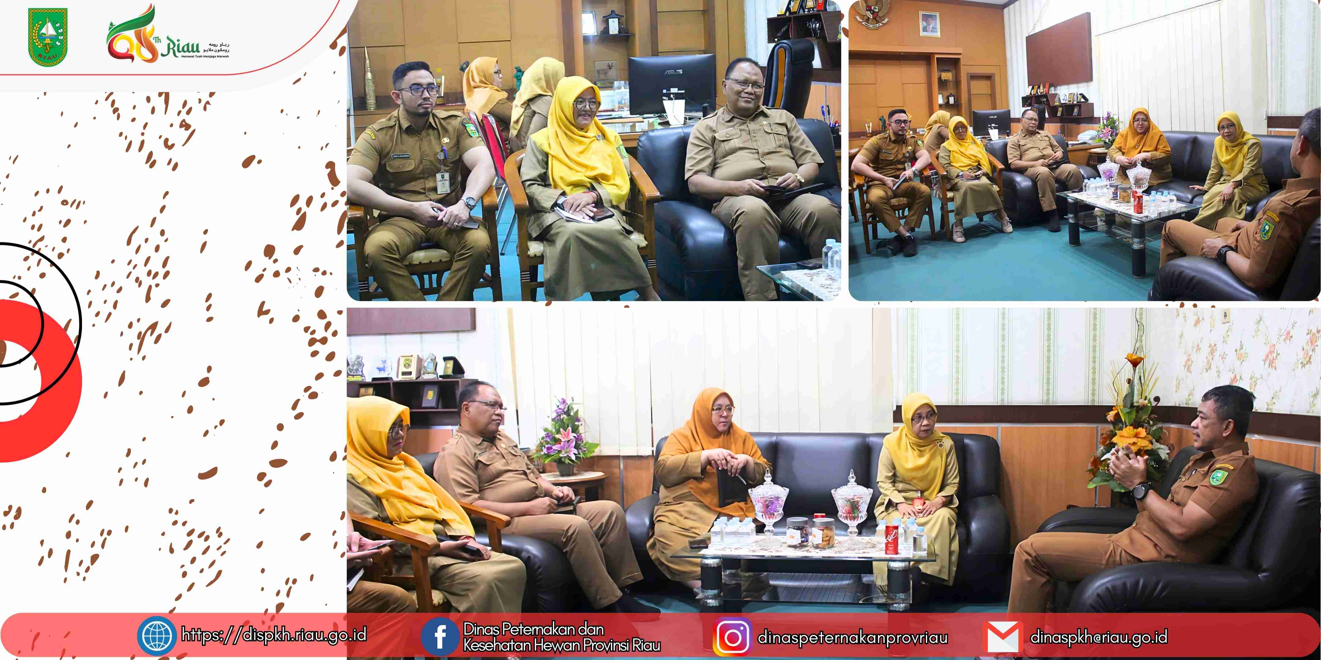 Kepala DPKH Provinsi Riau Terima Kunjungan Kepala Dinas Pertanian dan Perikanan Kabupaten Indragiri Hulu Bahas Program 2026