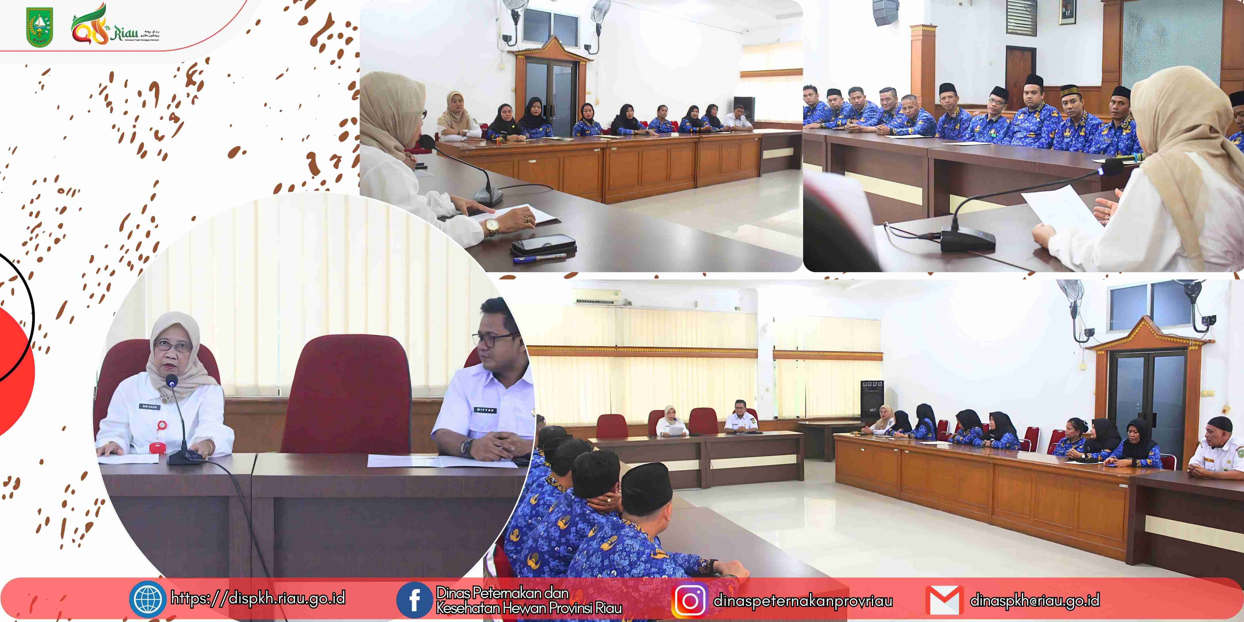 Kepala DPKH Provinsi Riau Gelar Rapat dan Silaturahmi Bersama PPPK Paruh Waktu Pasca Pelantikan