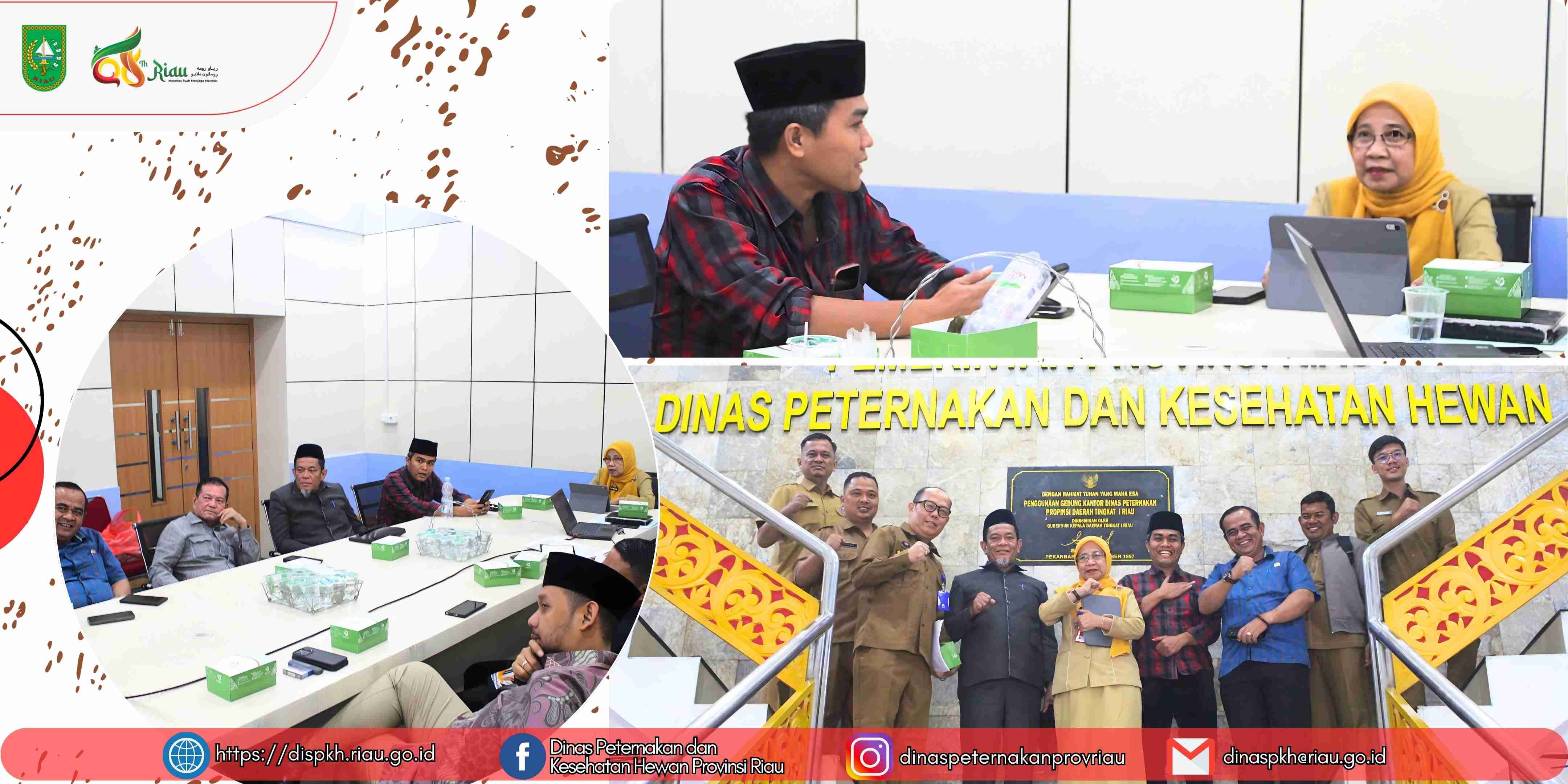 DPKH Provinsi Riau Terima Kunjungan Anggota DPRD Kabupaten Kampar Bahas Hilirisasi Industri Ayam Terintegrasi