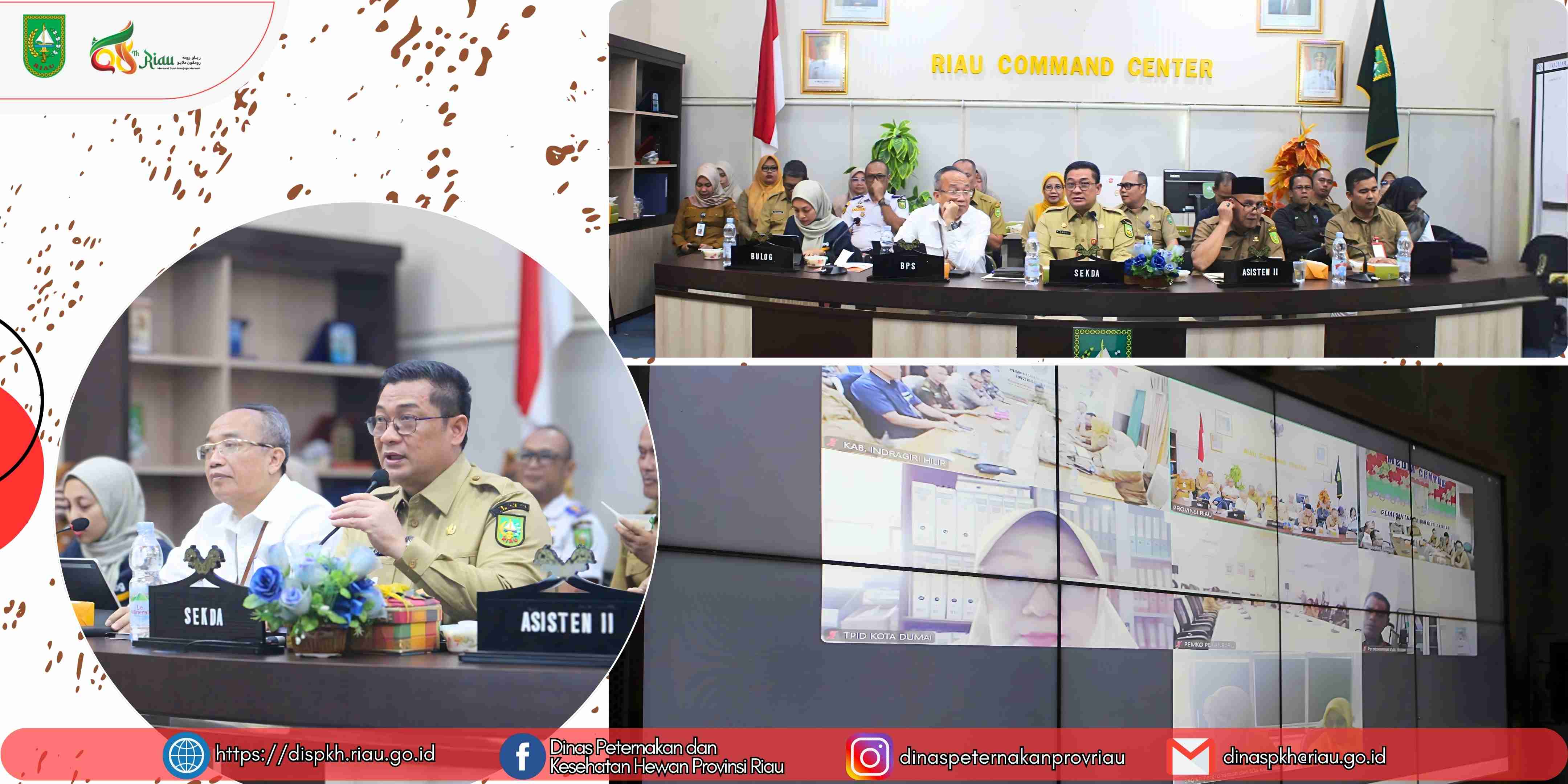 Ibu Kadis Peternakan dan Kesehatan Hewan Provinsi Riau Hadiri Rapat Koordinasi Pengendalian Inflasi Daerah Provinsi Riau