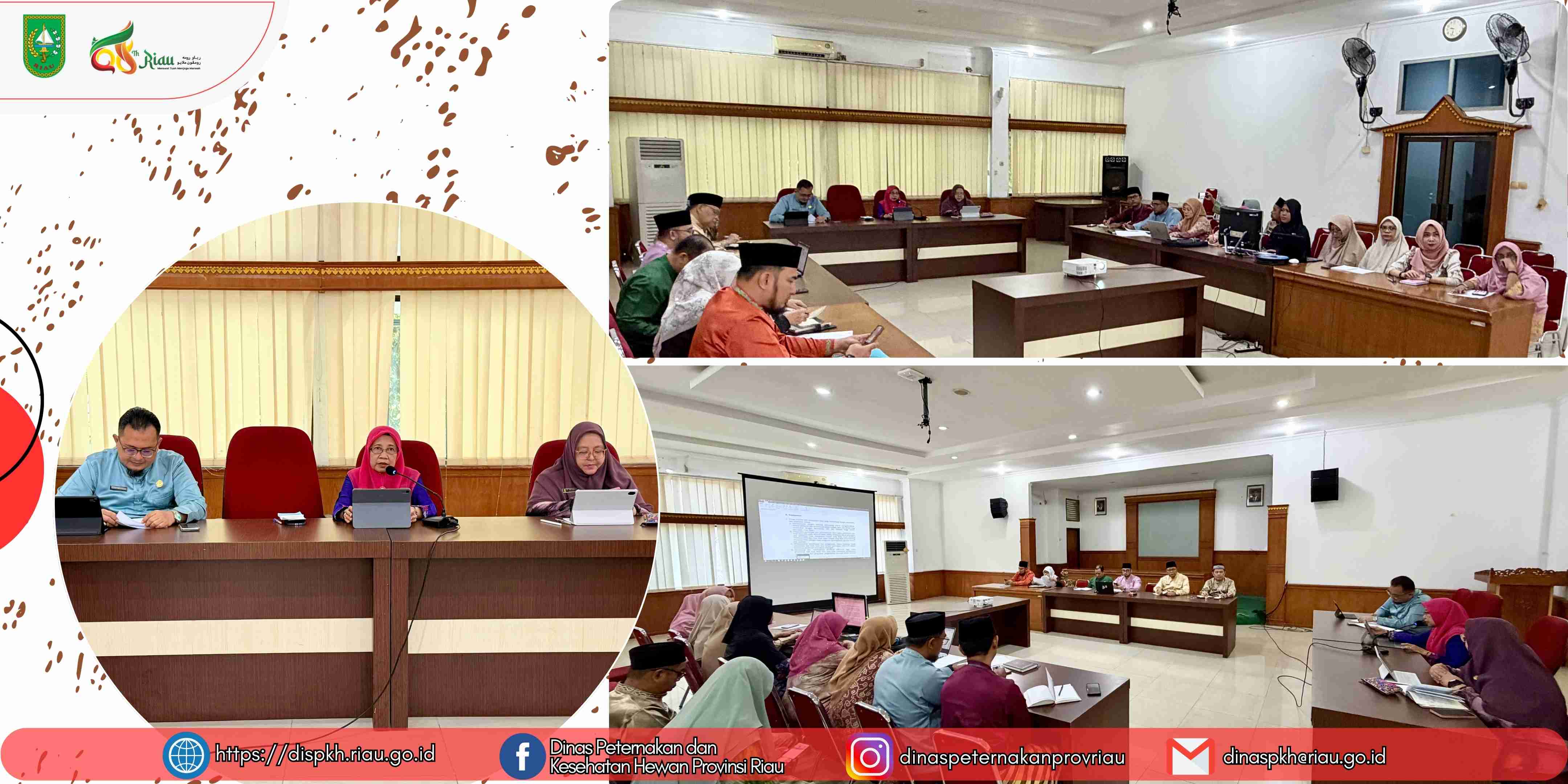 Kepala Dinas PKH Provinsi Riau Pimpin Rapat Tindak Lanjut SE Dirjen PKH tentang Kewaspadaan Virus Nipah