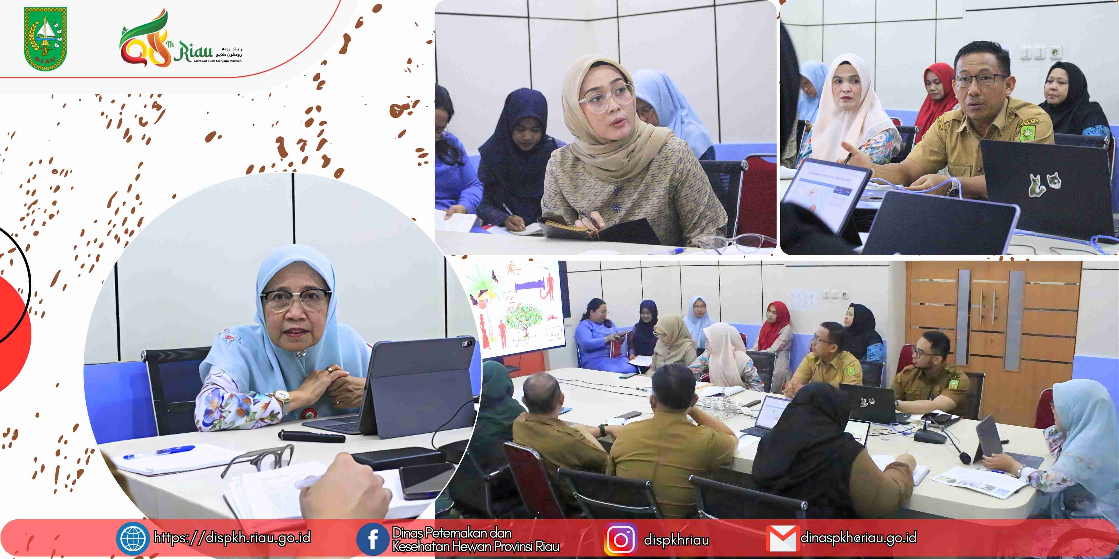Dinas PKH Riau Gelar Audiensi Lintas Sektoral Perkuat Kewaspadaan Virus Nipah