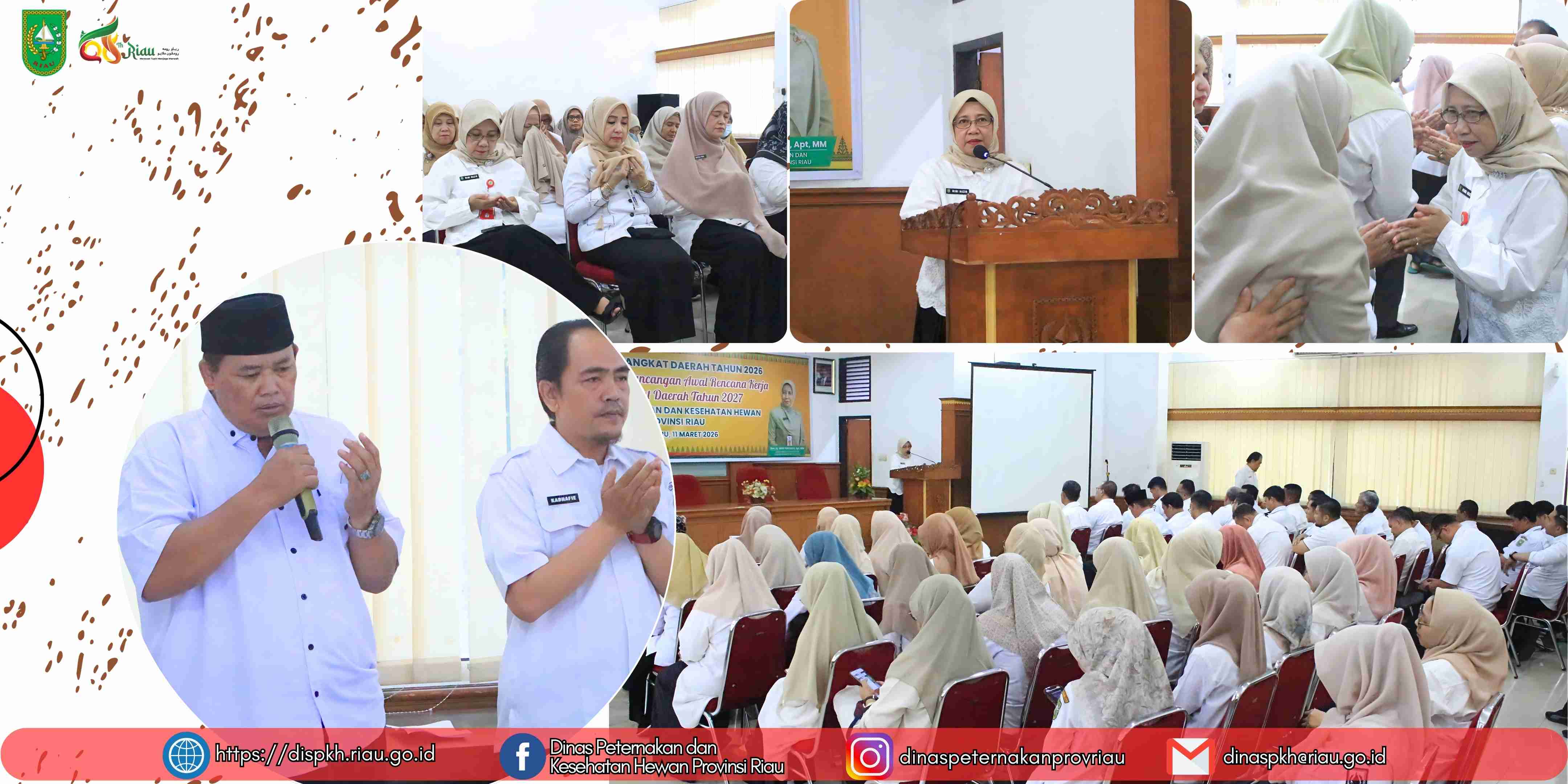 DPKH Provinsi Riau Gelar Halal Bihalal Bersama PNS dan THL dilingkungan Dinas Peternakan dan Kesehatan Hewan Provinsi Riau