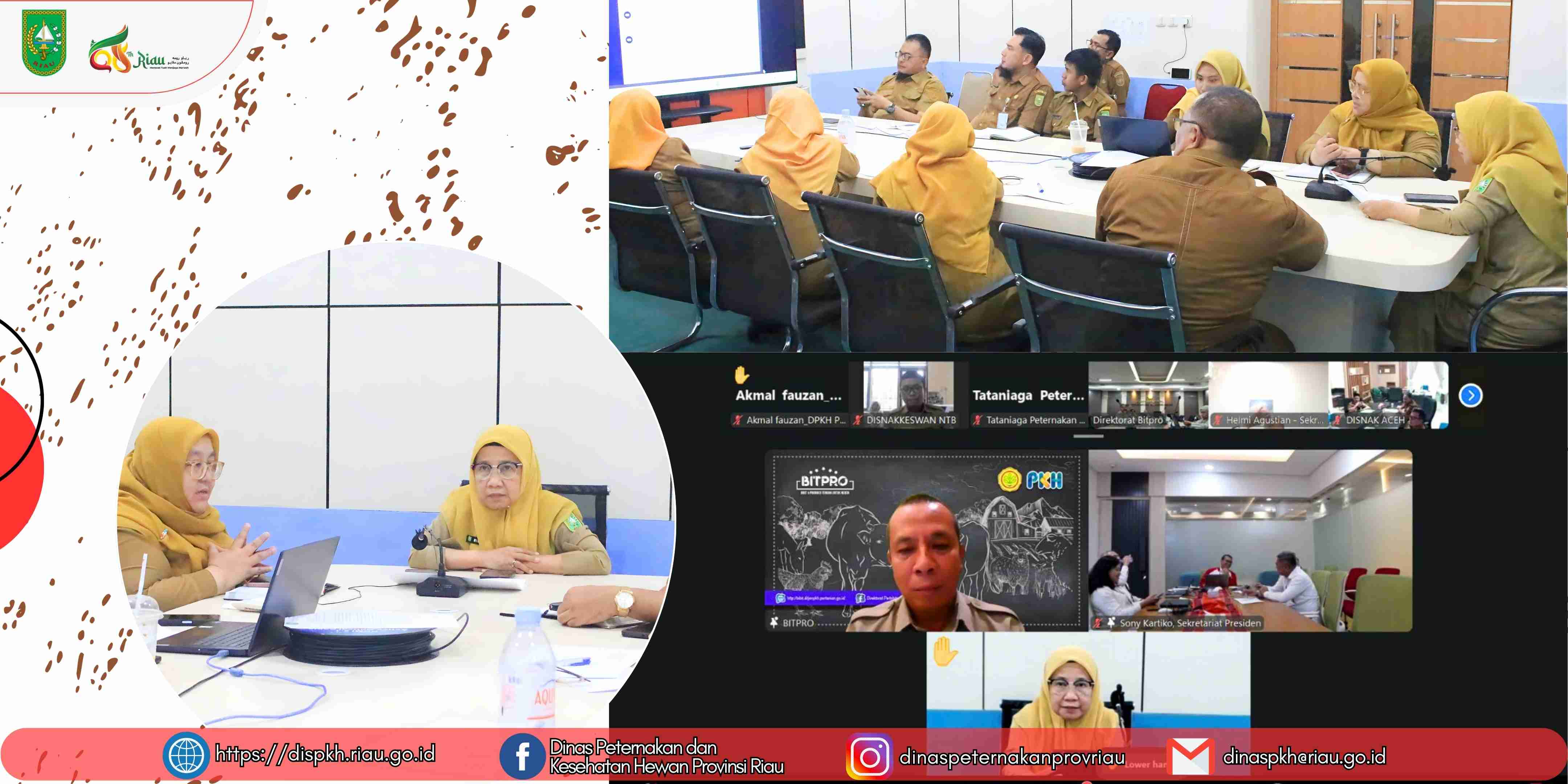 DPKH Riau Ikuti Rapat Persiapan Bantuan Kemasyarakatan Presiden Berupa Sapi TA 2026