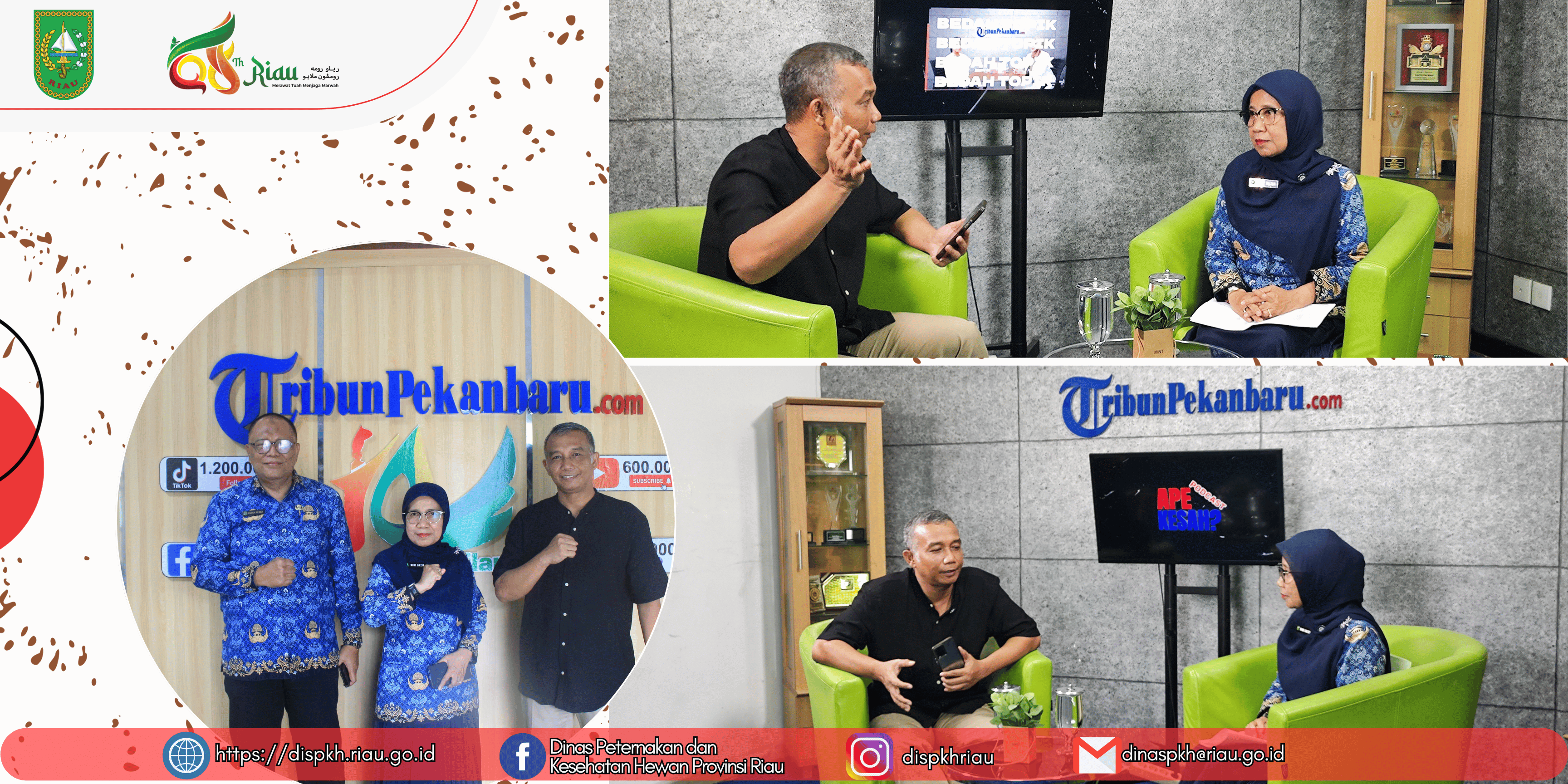 Kepala DPKH Provinsi Riau Jadi Narasumber Podcast Tribun Pekanbaru