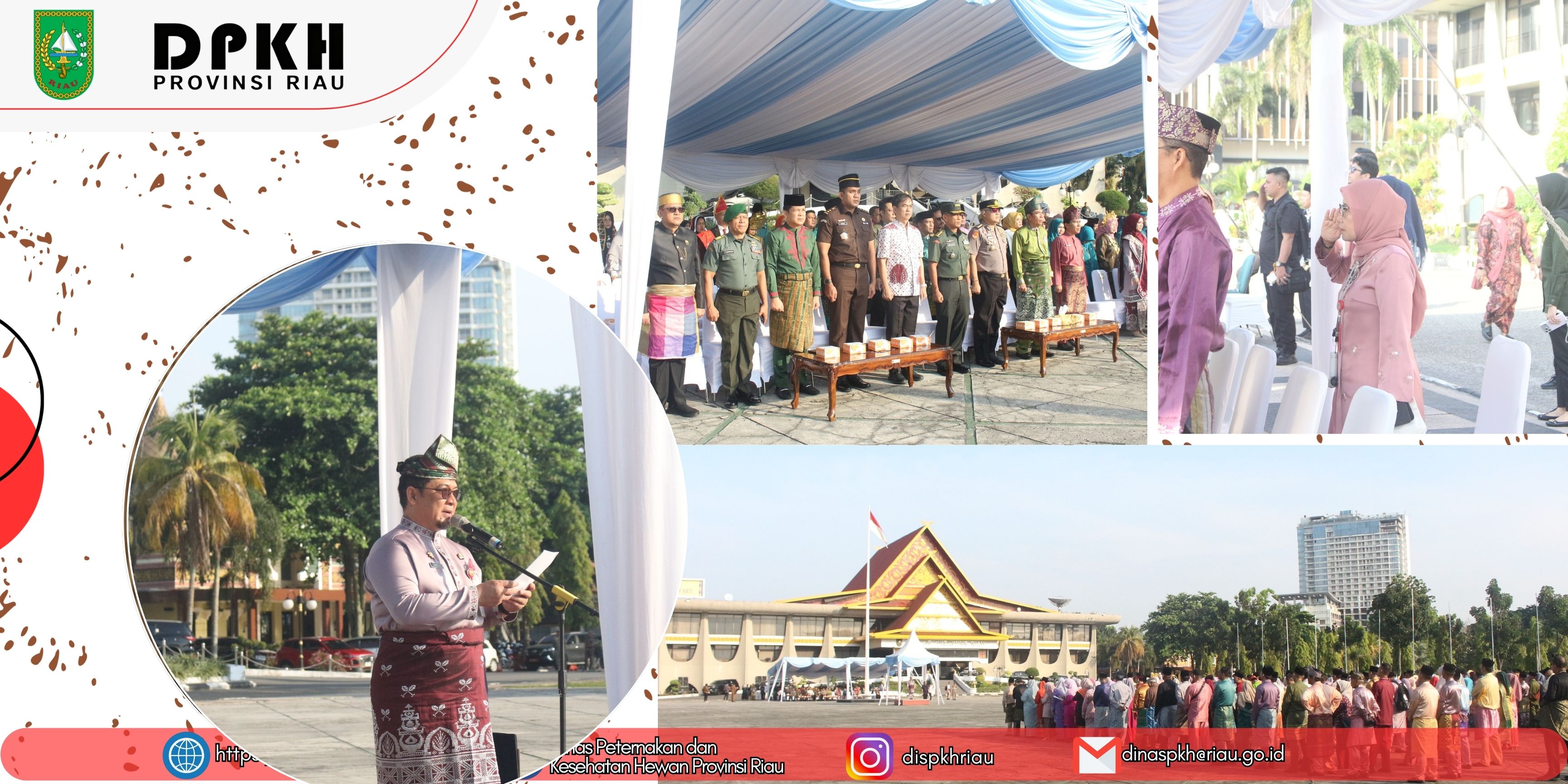 Upacara Peringatan Hari Keluarga Nasional ke-33 Tingkat Provinsi Riau