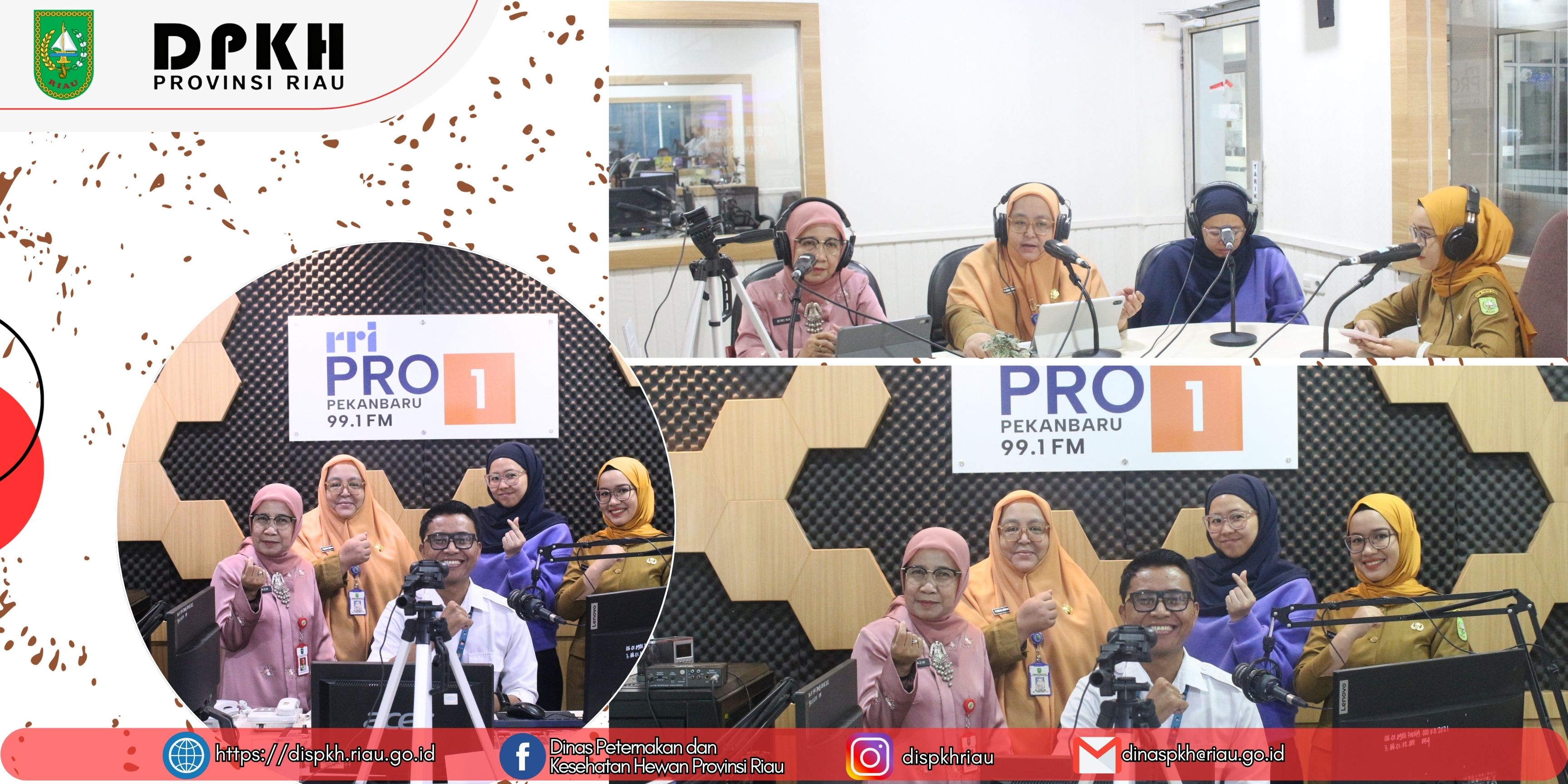 Sosialisasikan Kick Off Bulan Vaksinasi Rabies 2026 Melalui Dialog Interaktif RRI Pekanbaru