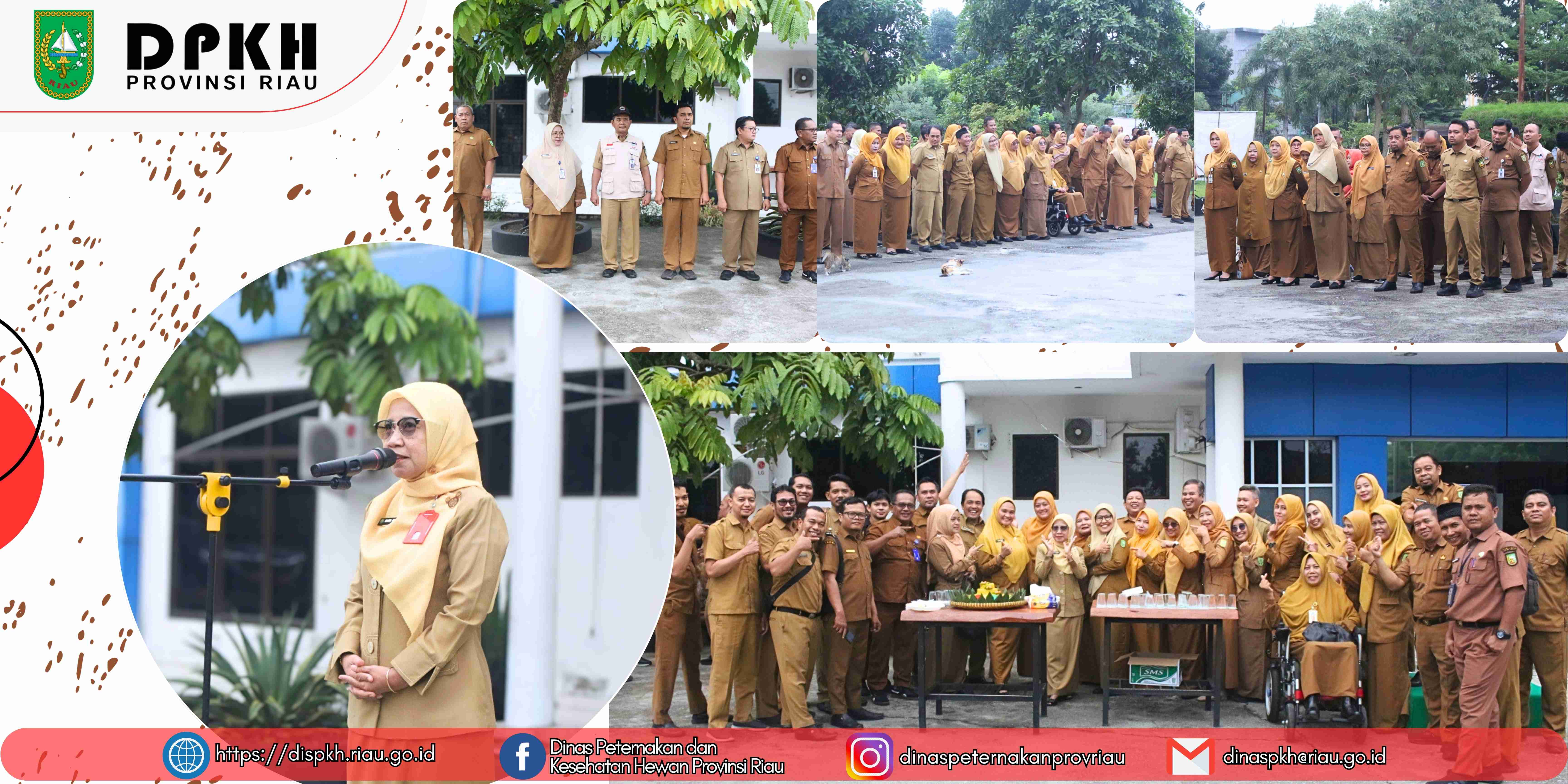 Penuh Haru dan Air Mata, Ibu Kadis Mimi Pimpin Apel Terakhir Sekaligus Rayakan Milad ke-60 di UPT LVKH