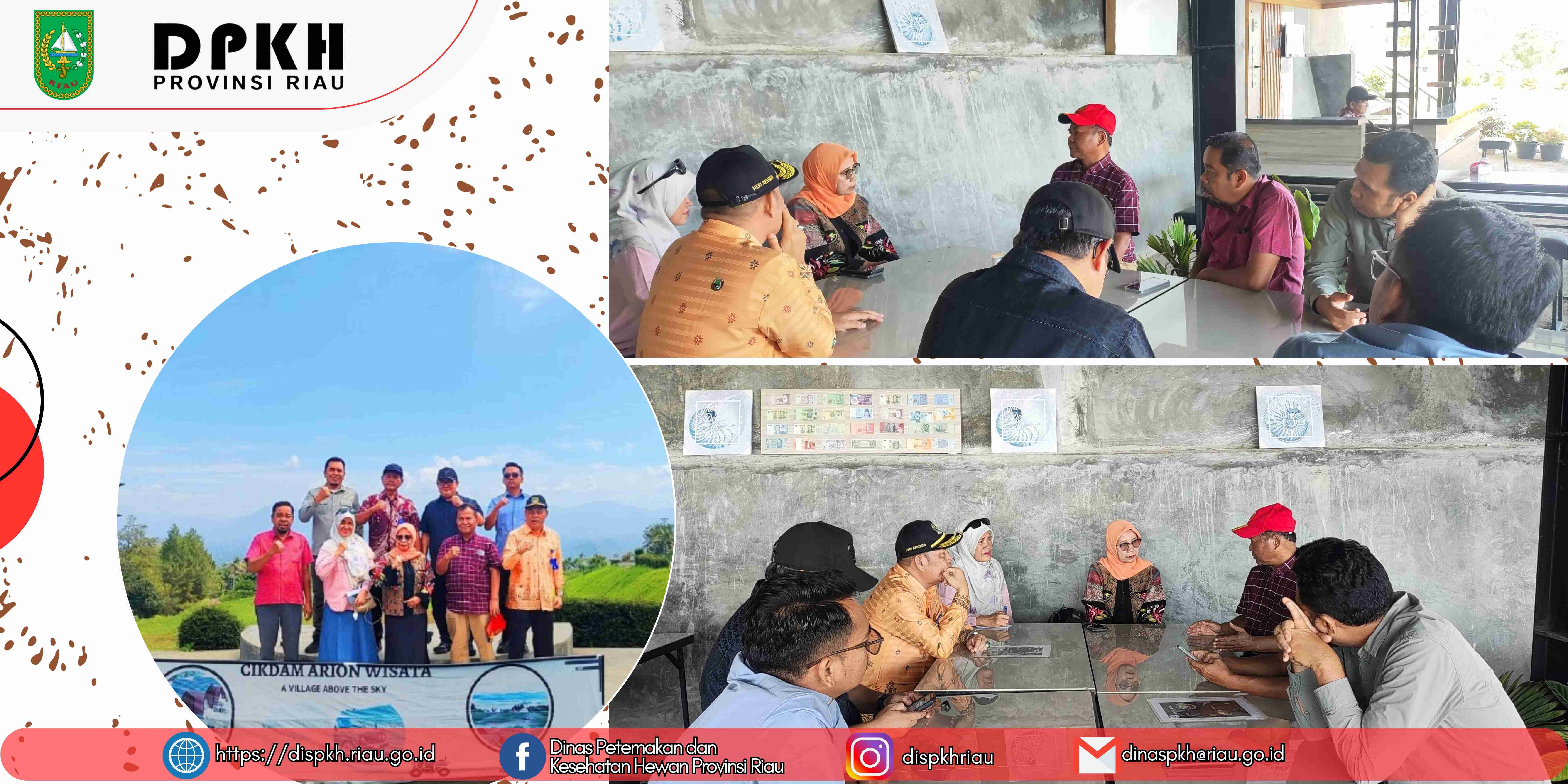 Perkuat Sinergi Pengembangan Peternakan, DPKH Riau Jalin Koordinasi dengan PT Rajawali