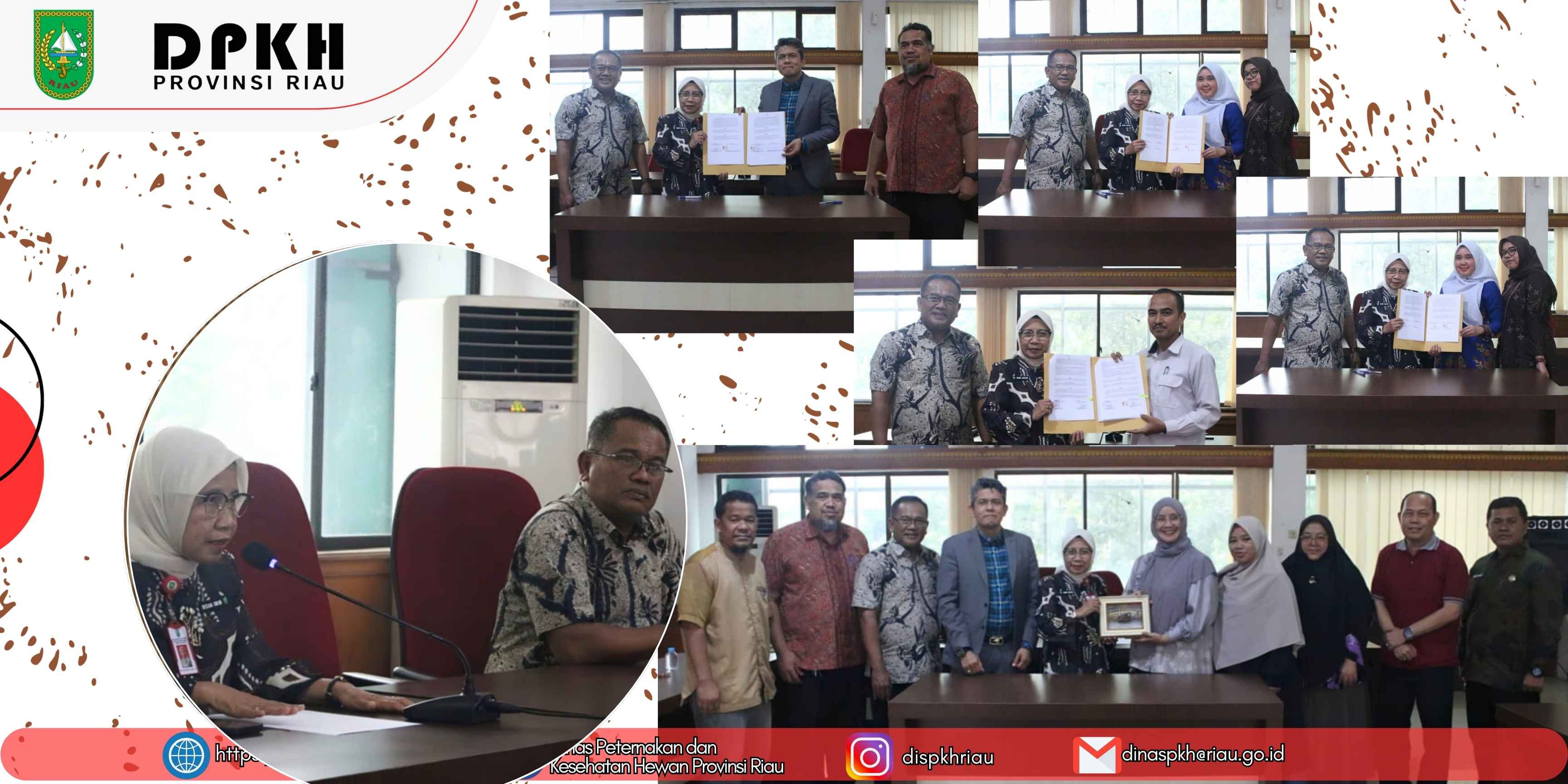 Perkuat Riset dan SDM, Dinas PKH Riau Jalin Kerja Sama Magang dan Penelitian dengan 7 Lembaga Pendidikan