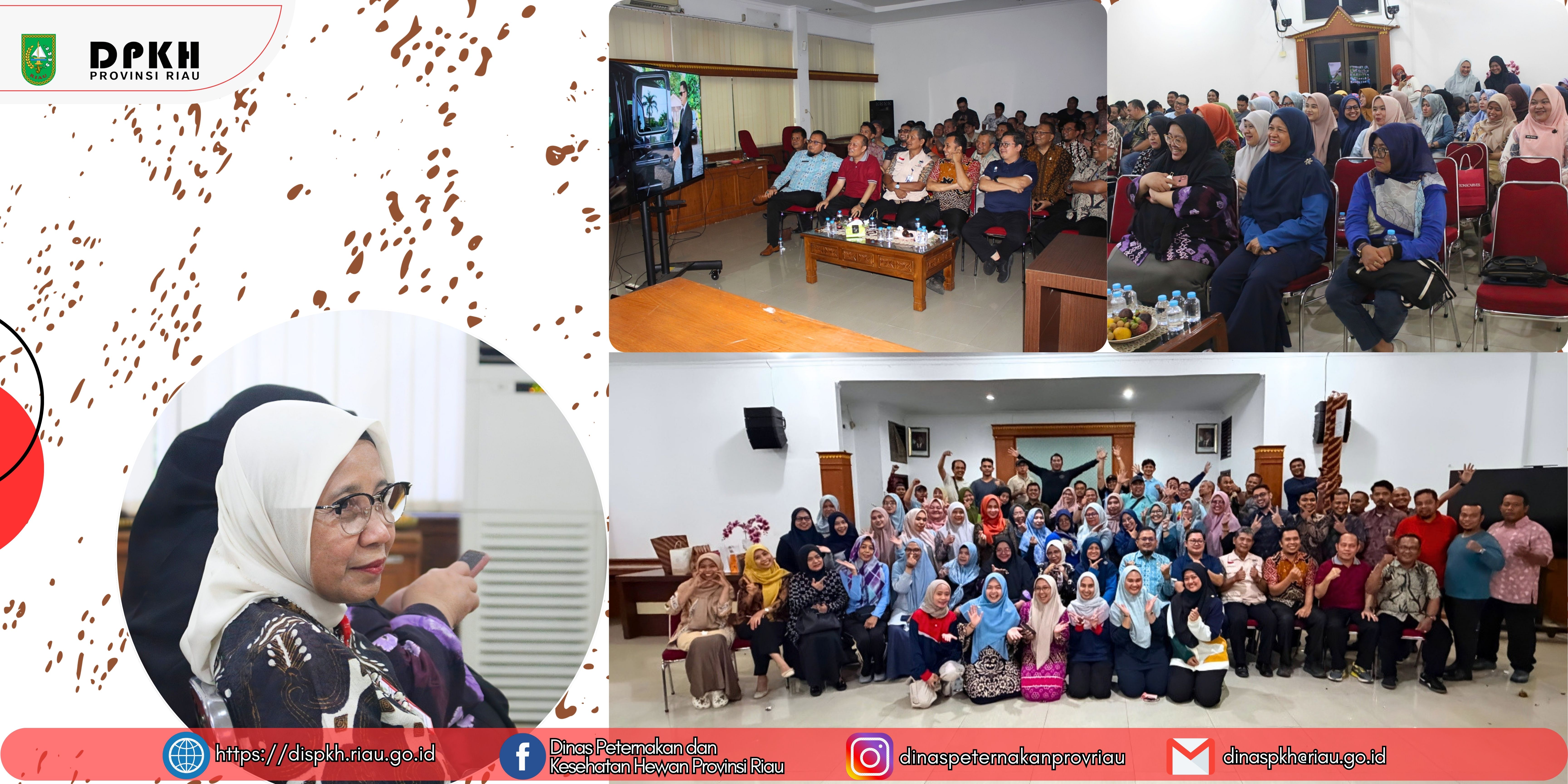 Penuh Haru & Kehangatan! Dinas PKH Riau Gelar Acara Perpisahan Purna Tugas Kadis Mimi Yuliani 