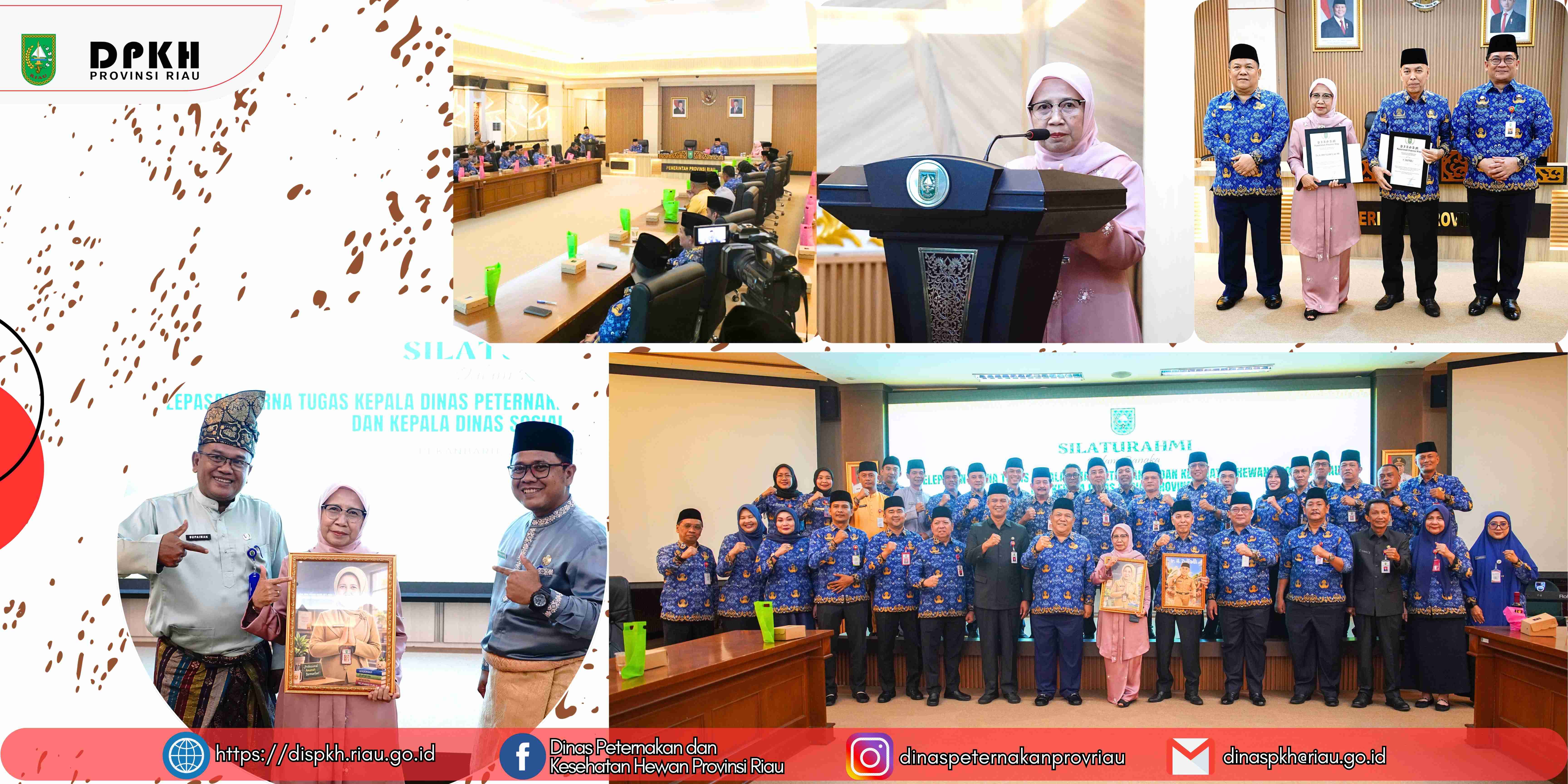 Plt Kadis PKH Riau Hadiri Silaturahmi Purna Tugas Bersama Plt Gubernur Riau dan Jajaran Kepala OPD