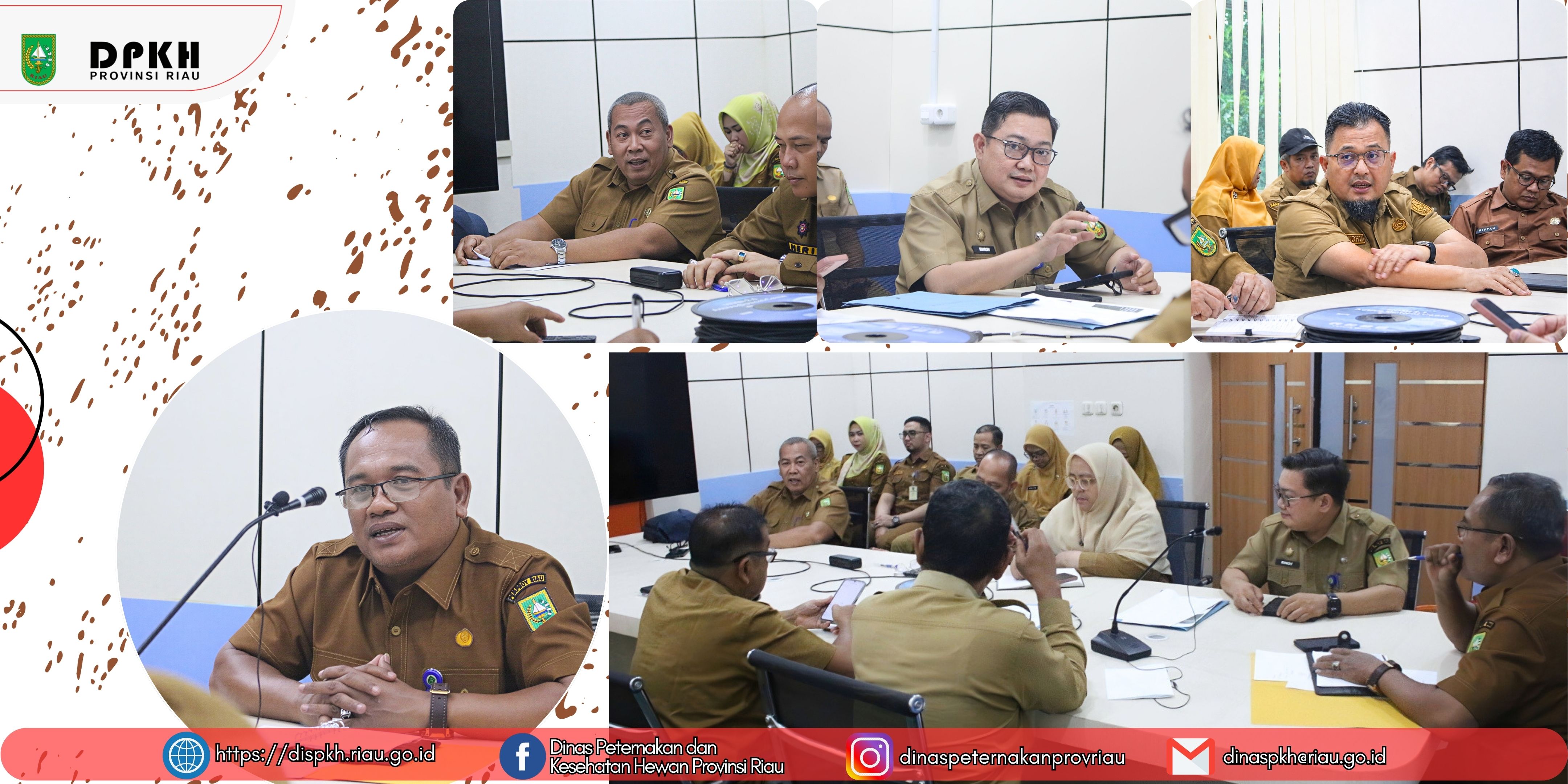 Plt Kadis PKH Riau Supaiman, S.Sos., M.Si Pimpin Rapat Koordinasi Strategis Bahas Hibah Ternak Hingga BUMD Peternakan
