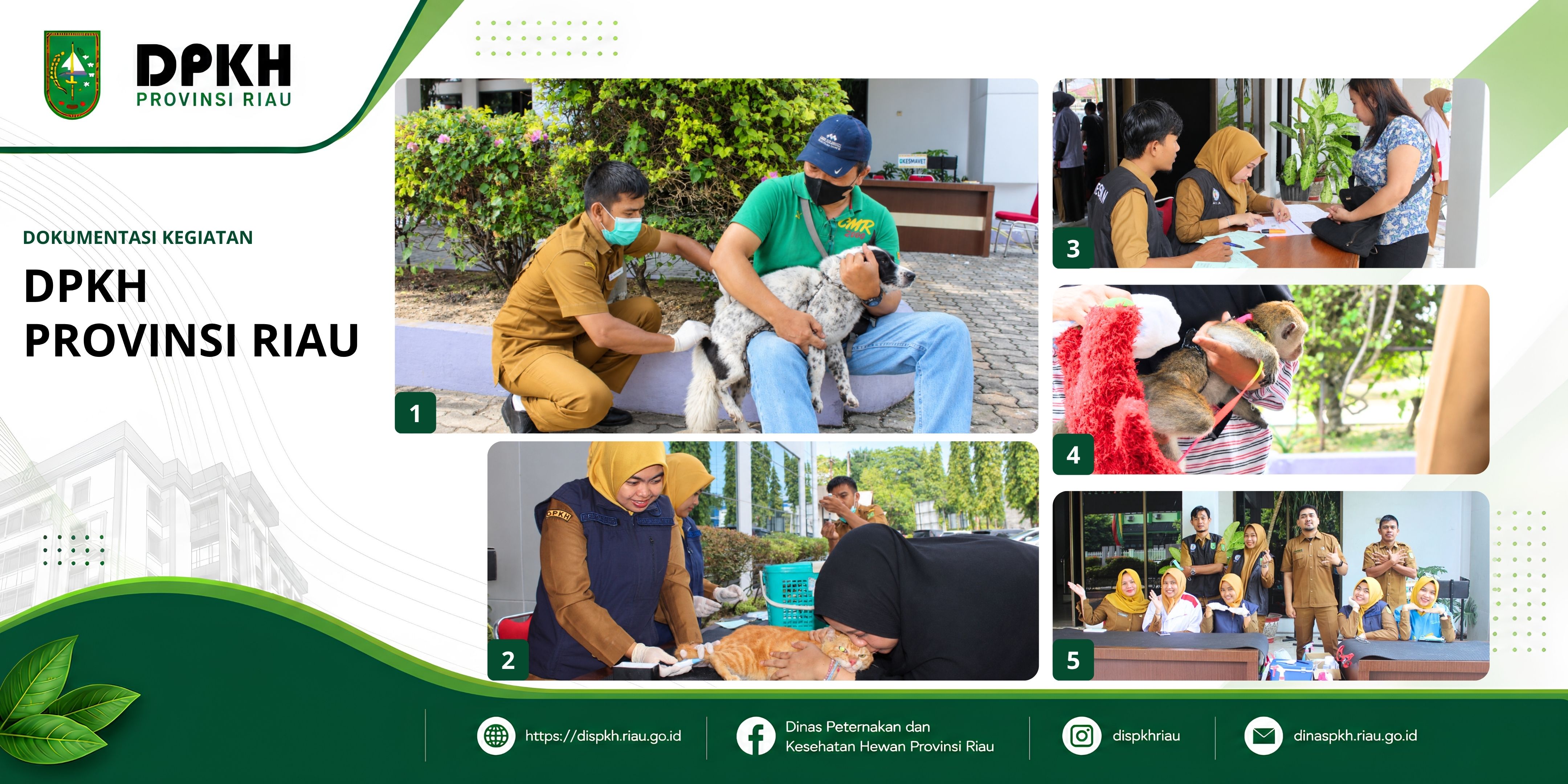 Resmi Ditutup pada Hari Rabies Sedunia, Pelayanan Vaksinasi DPKH Riau Capai Total 204 HPR