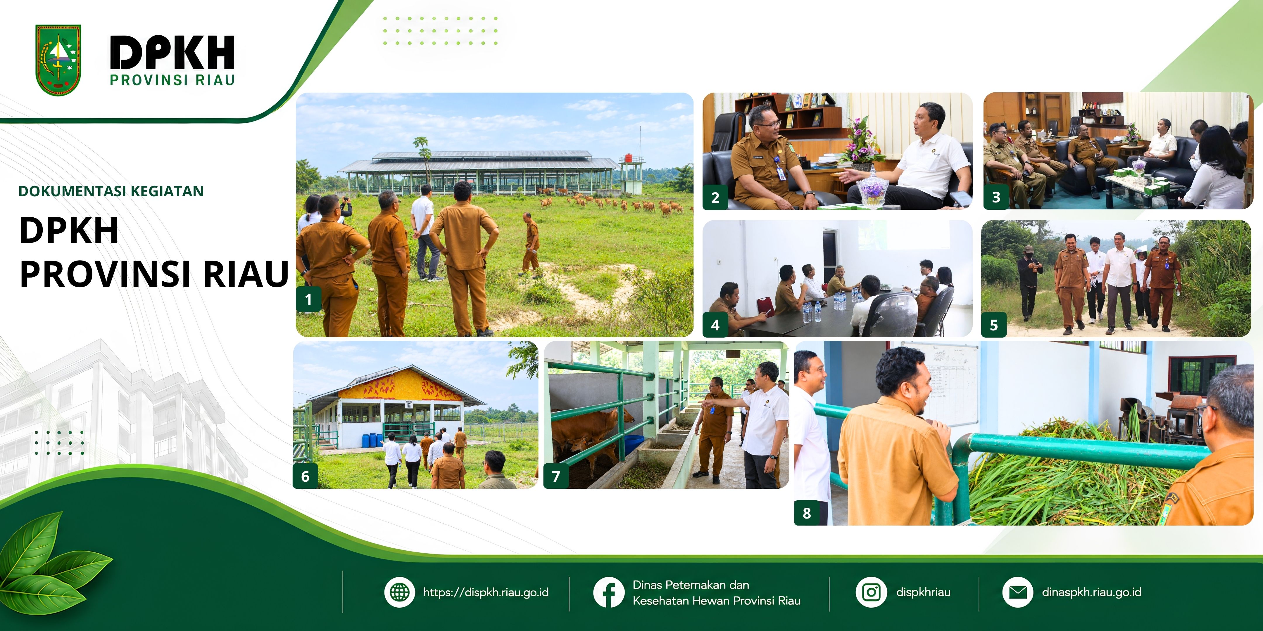 DPKH Riau dan UPT PTP Sambut Kunjungan Kerja Kemenko Bidang Pangan RI Perkuat Sektor Peternakan