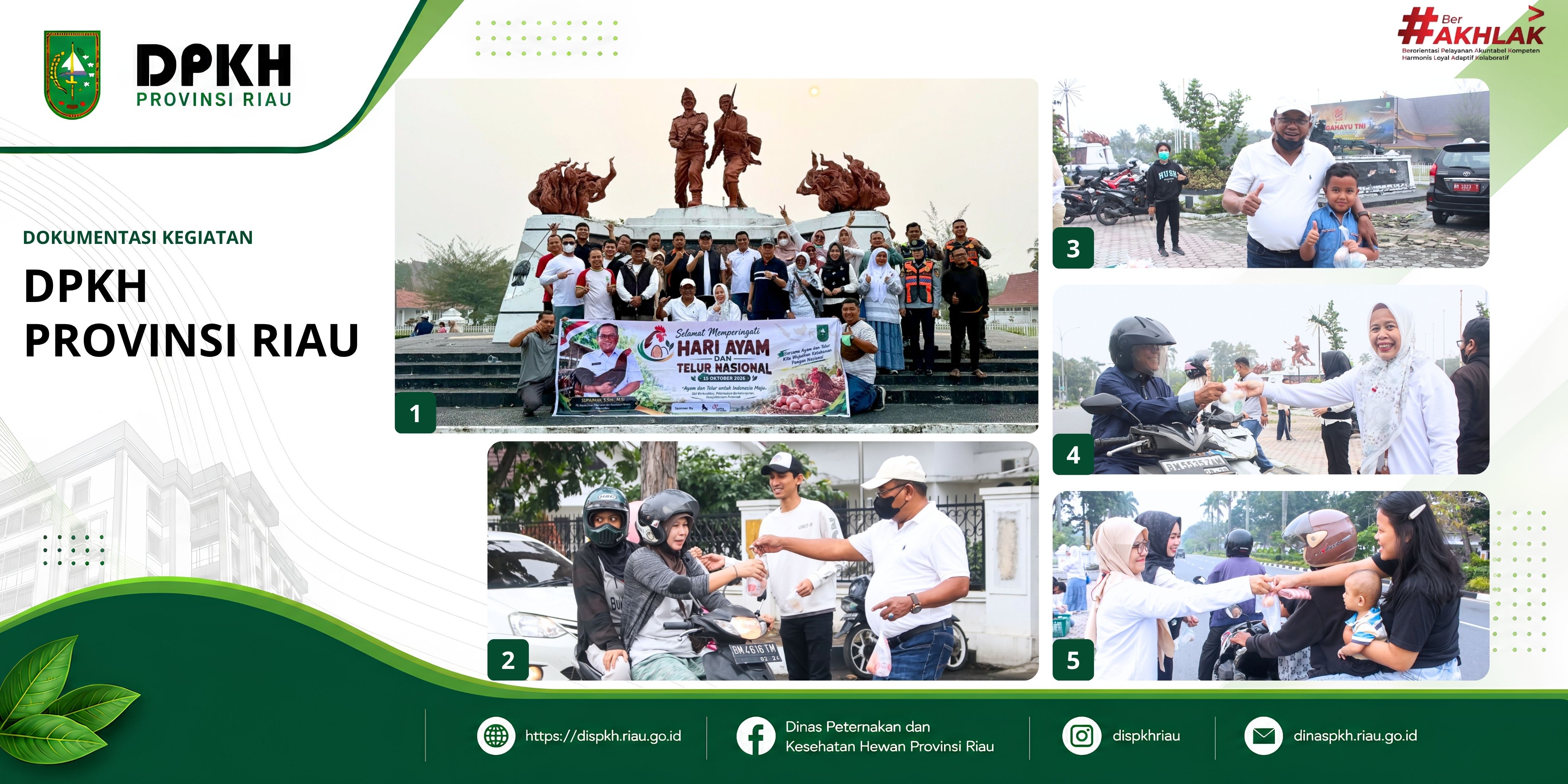 Peringati HATN 2026, DPKH Riau Bagikan 1.500 Telur di Tiga Titik Jalan dan Minuman Gratis ke Masyarakat