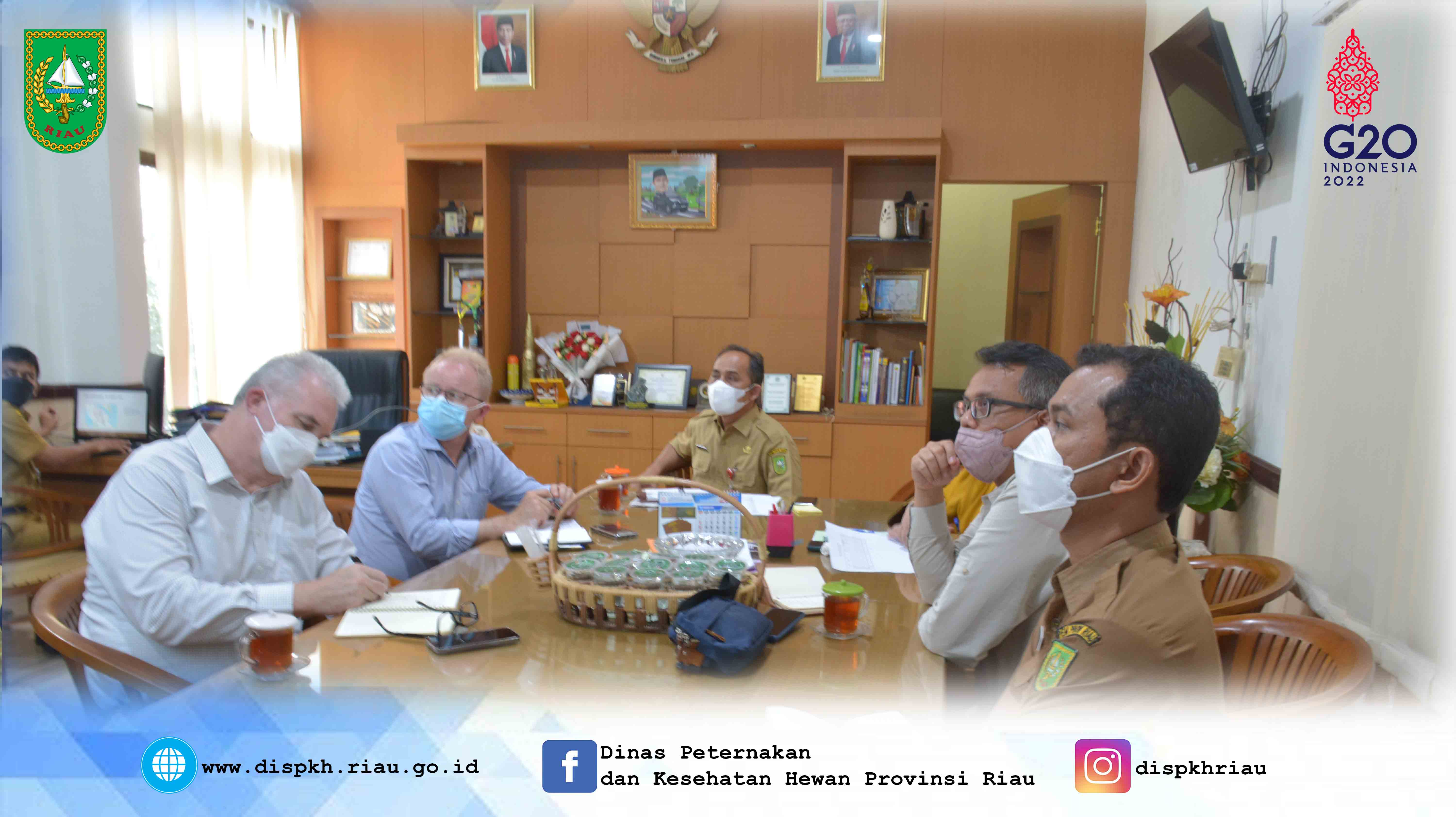 kunjungan dari AIHSP (Australia Indonesia Health Security Partnership)