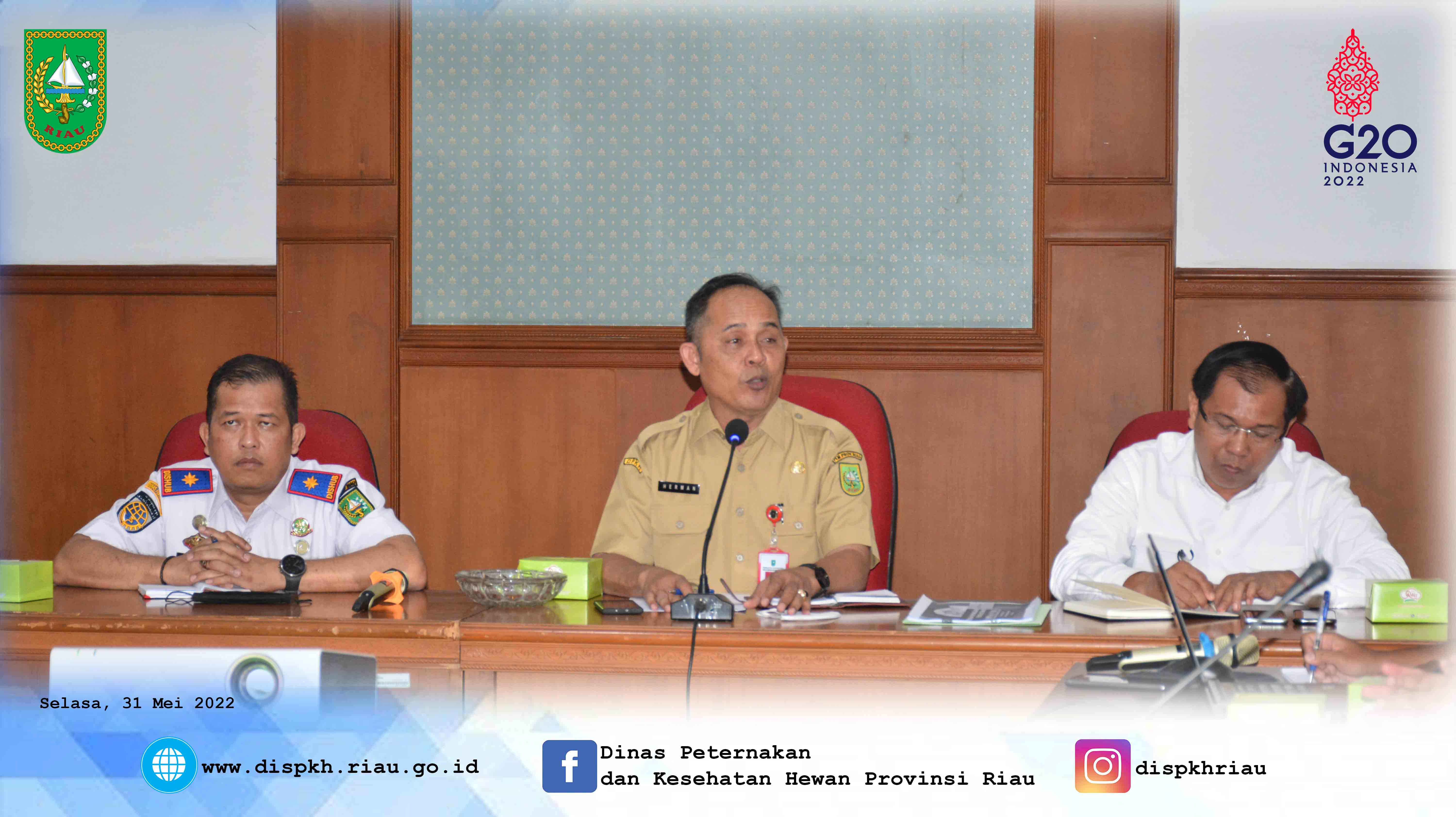 Rapat koordinasi Pengendalian dan Penanggulangan Penyakit Mulut dan Kuku