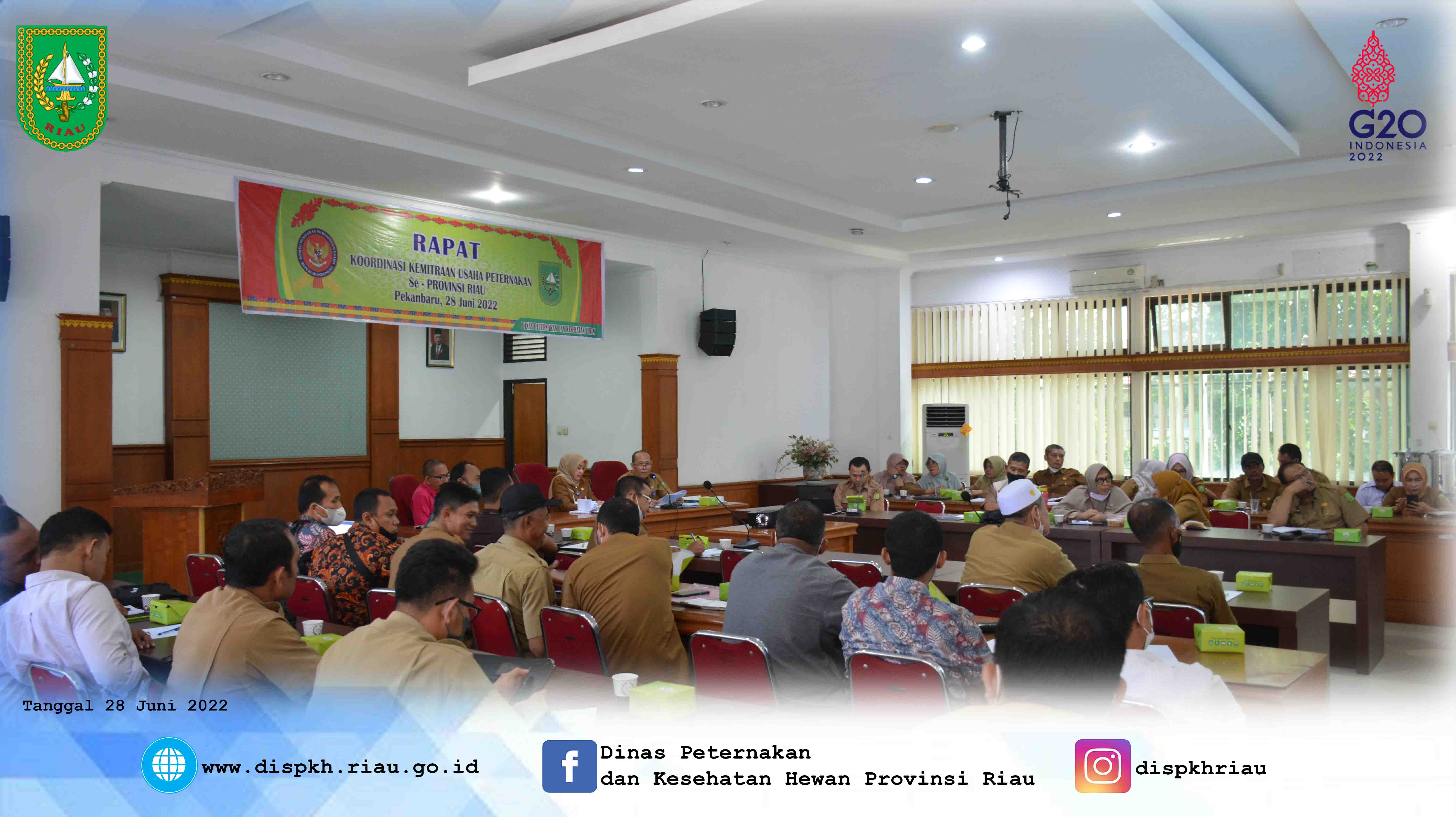 Rapat Koordinasi Kemitraan Usaha Peternakan Se-Provinsi Riau