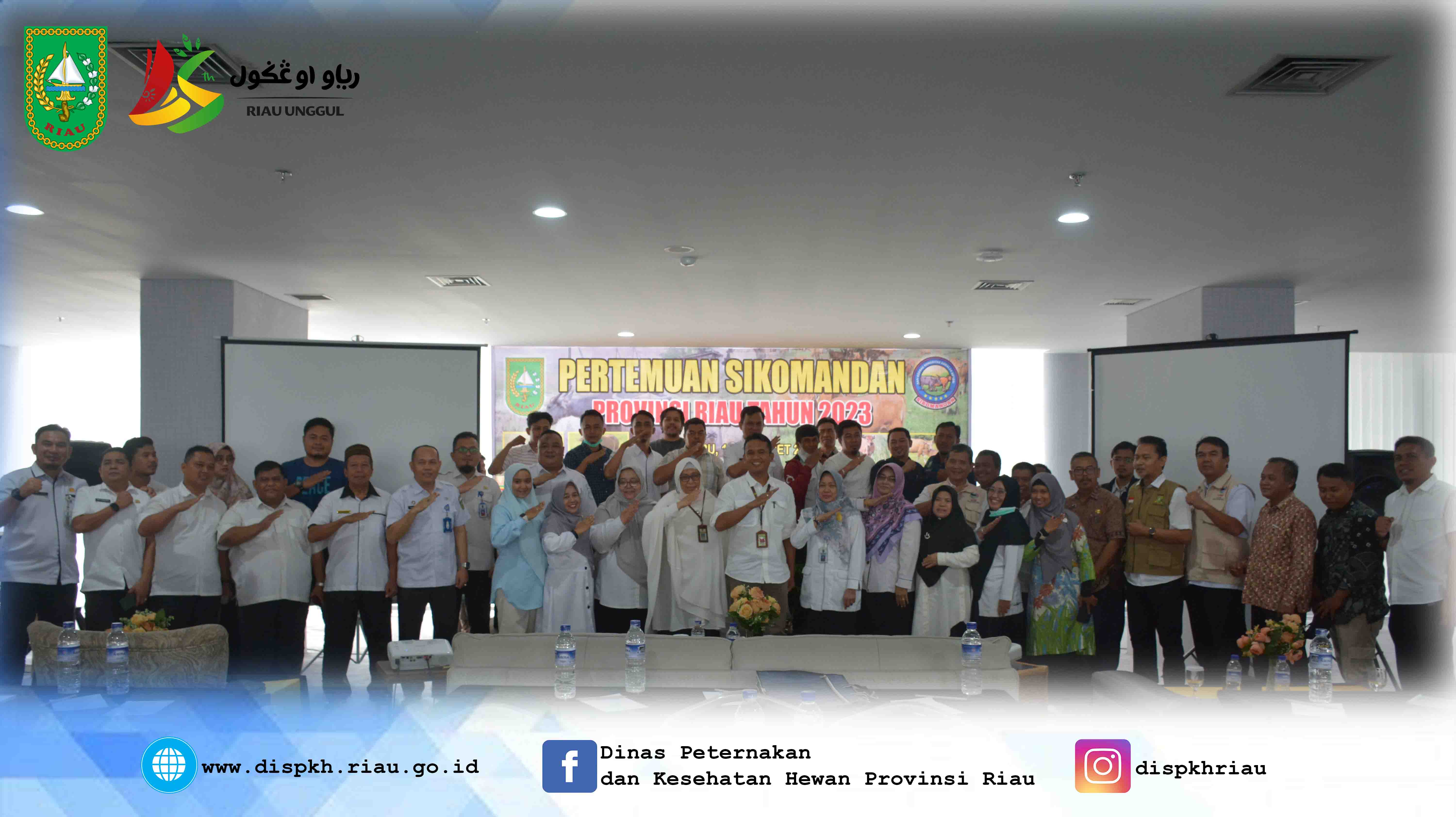 Pertemuan SIKOMANDAN Provinsi Riau Tahun 2023