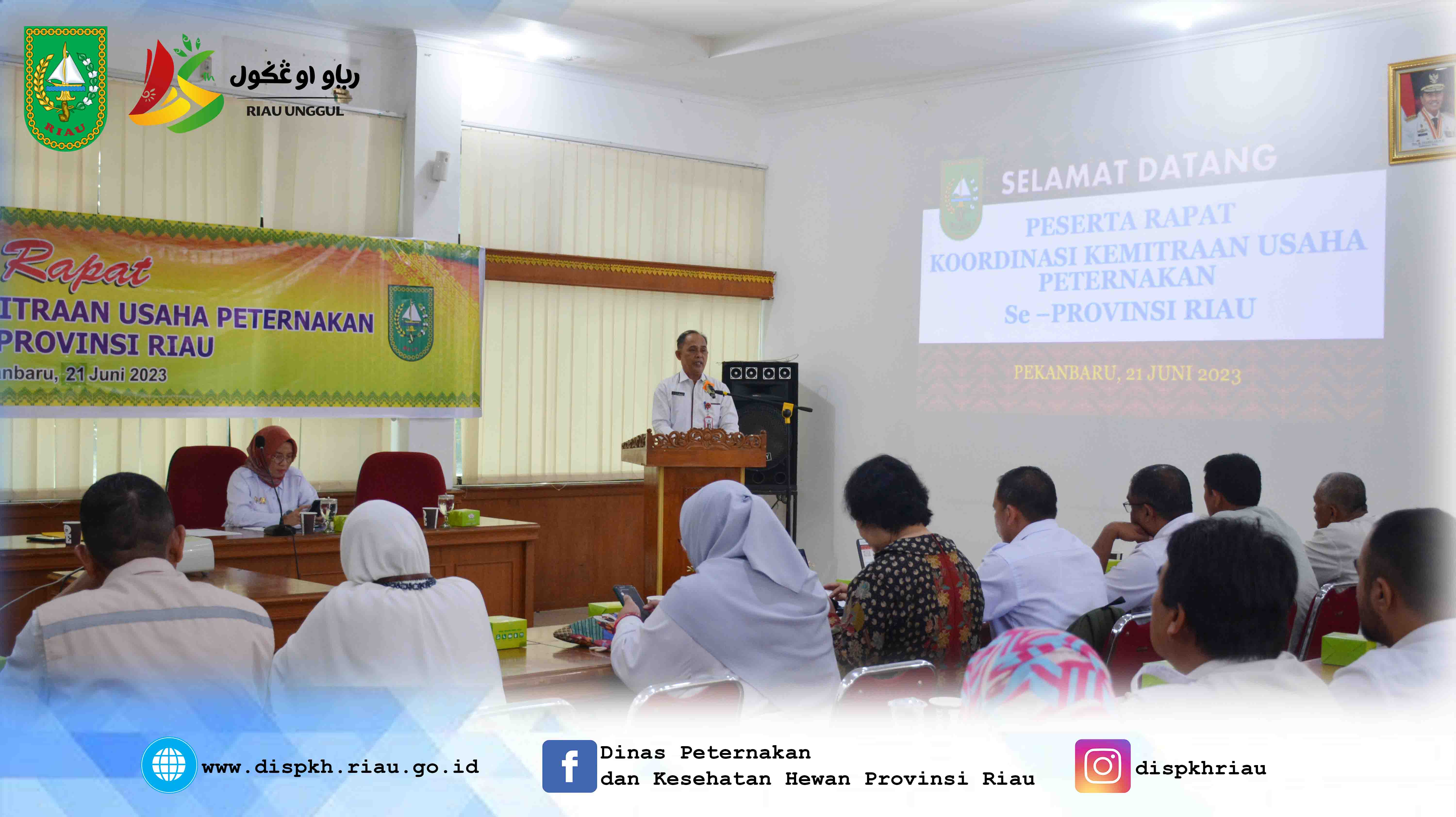 Rapat Koordinasi Kemitraan Usaha Peternakan Se-Provinsi Riau