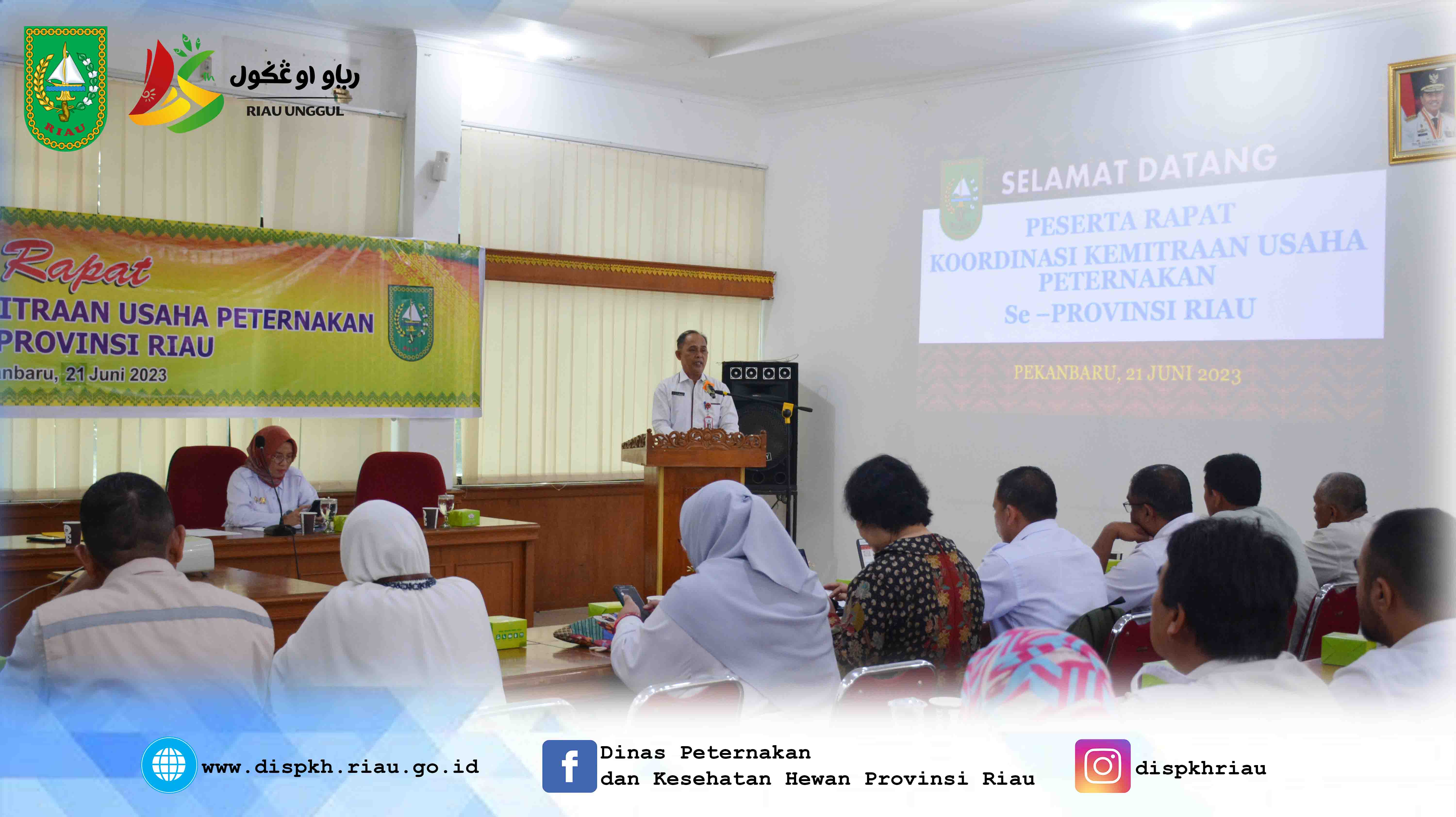 Rapat Koordinasi Kemitraan Usaha Peternakan Se-Provinsi Riau