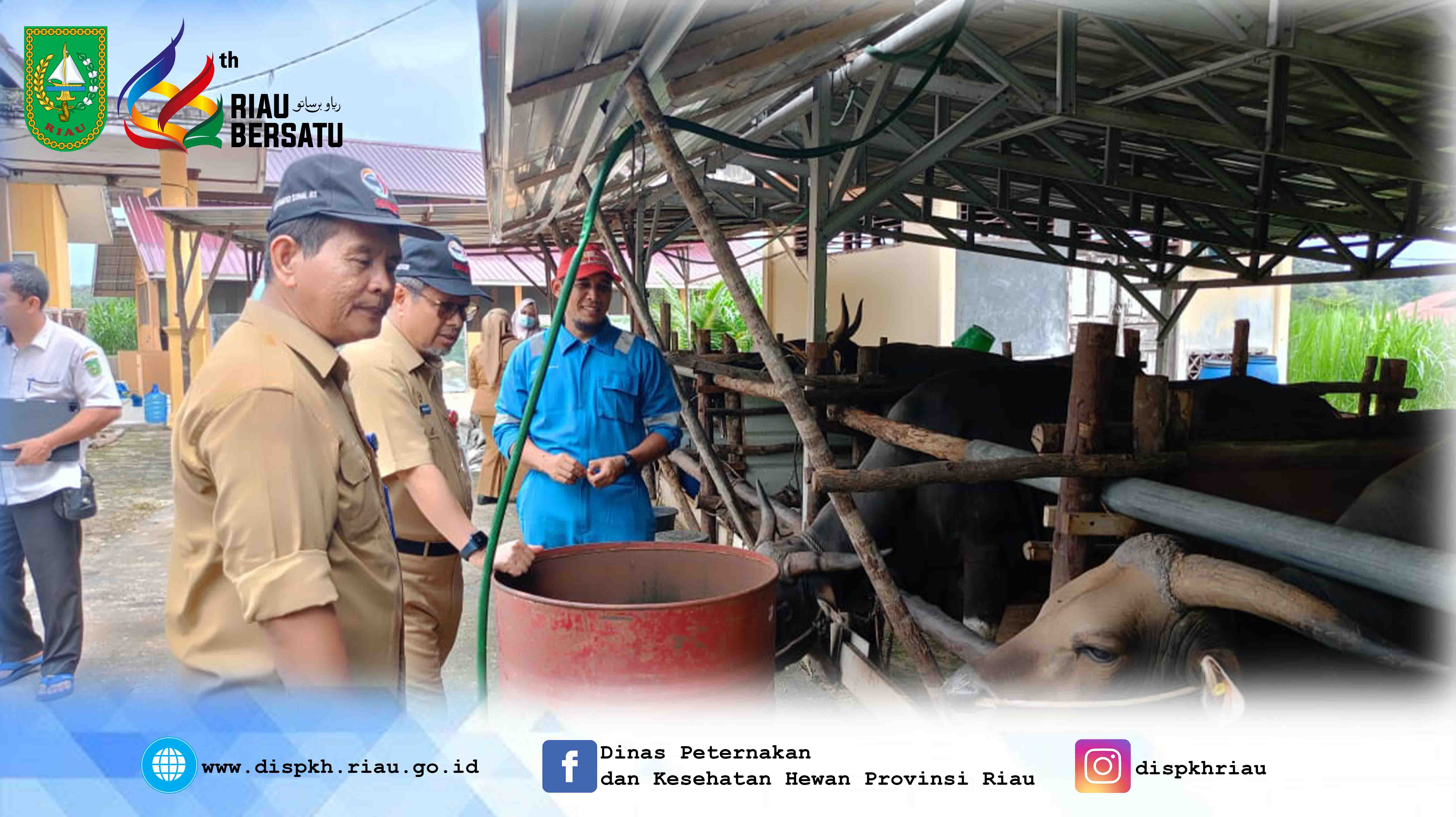 Kunjungan ke UPT Inseminasi Buatan Ternak di Tenayan Raya Pekanbaru