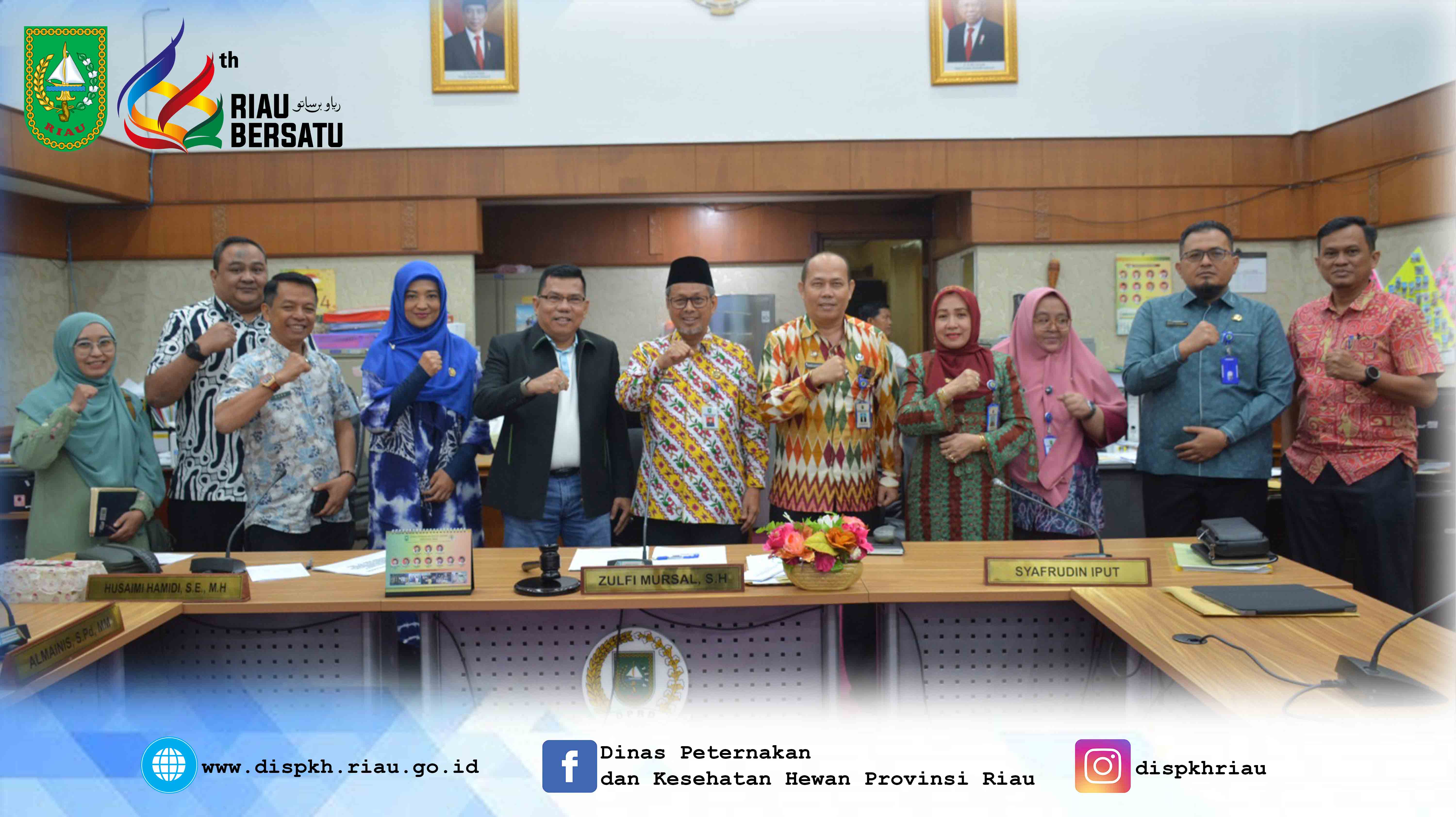 Hearing Capaian Kinerja Dinas Peternakan dan Kesehatan Hewan Provinsi Riau 2023 dan Rencana Kerja 2024
