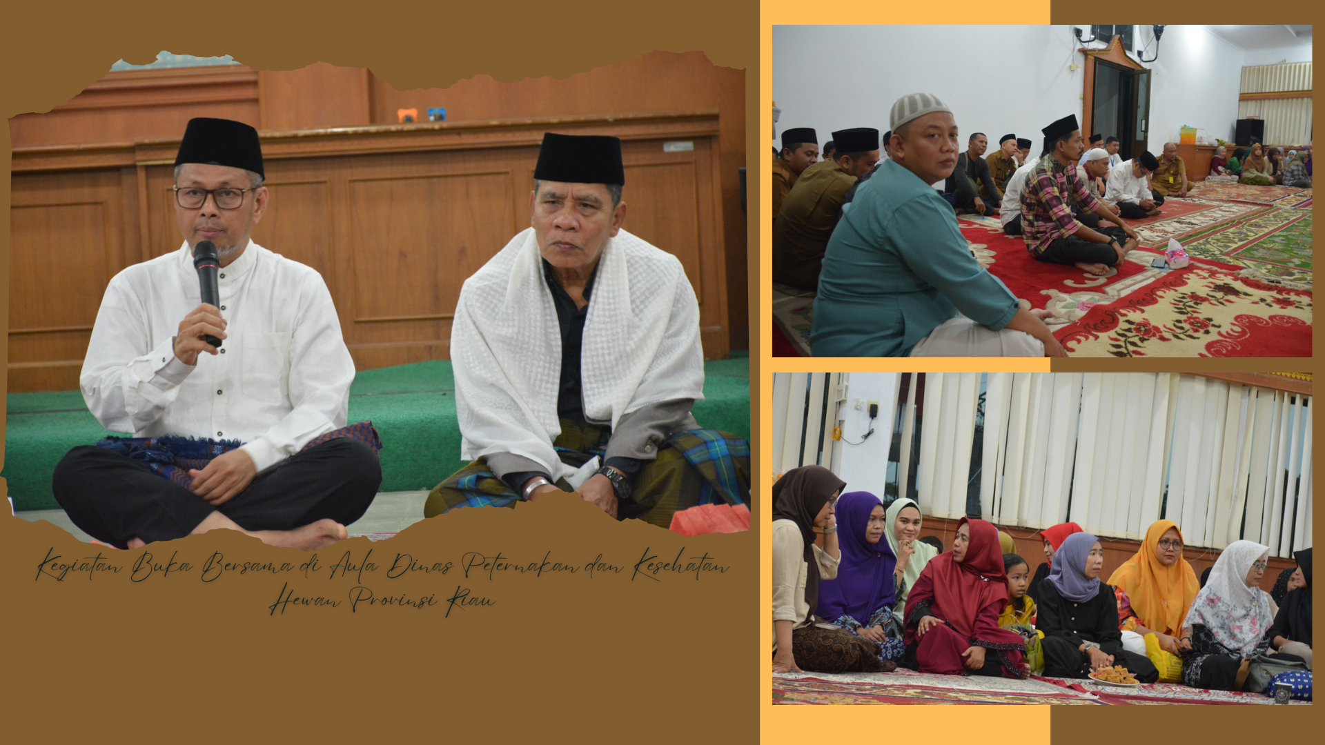 Buka Bersama di Aula Dinas Peternakan dan Kesehatan Hewan Provinsi Riau