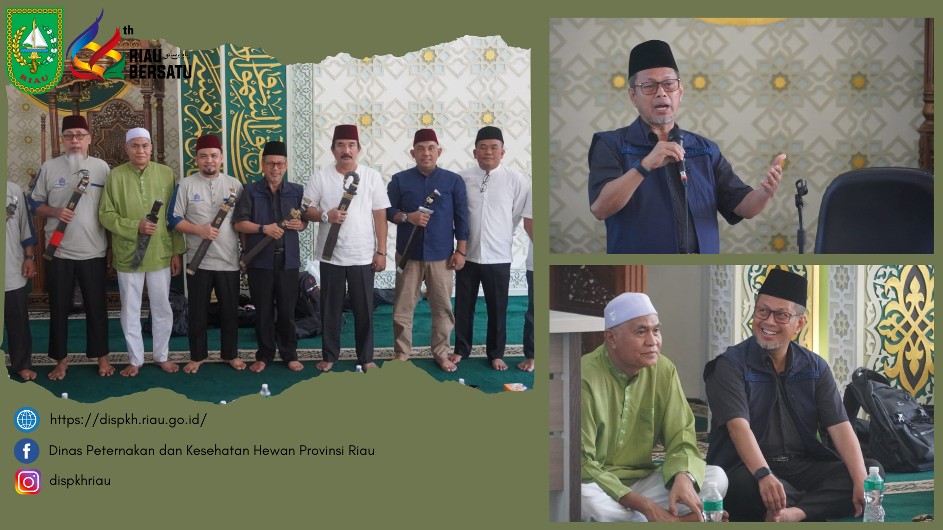 Pelatihan Praktik Sembelihan Hewan Qurban Secara Ihsan bersama Gerakan Sembelihan Bersyari'ah (GSB)  Dewan Pimpinan Wilayah Riau