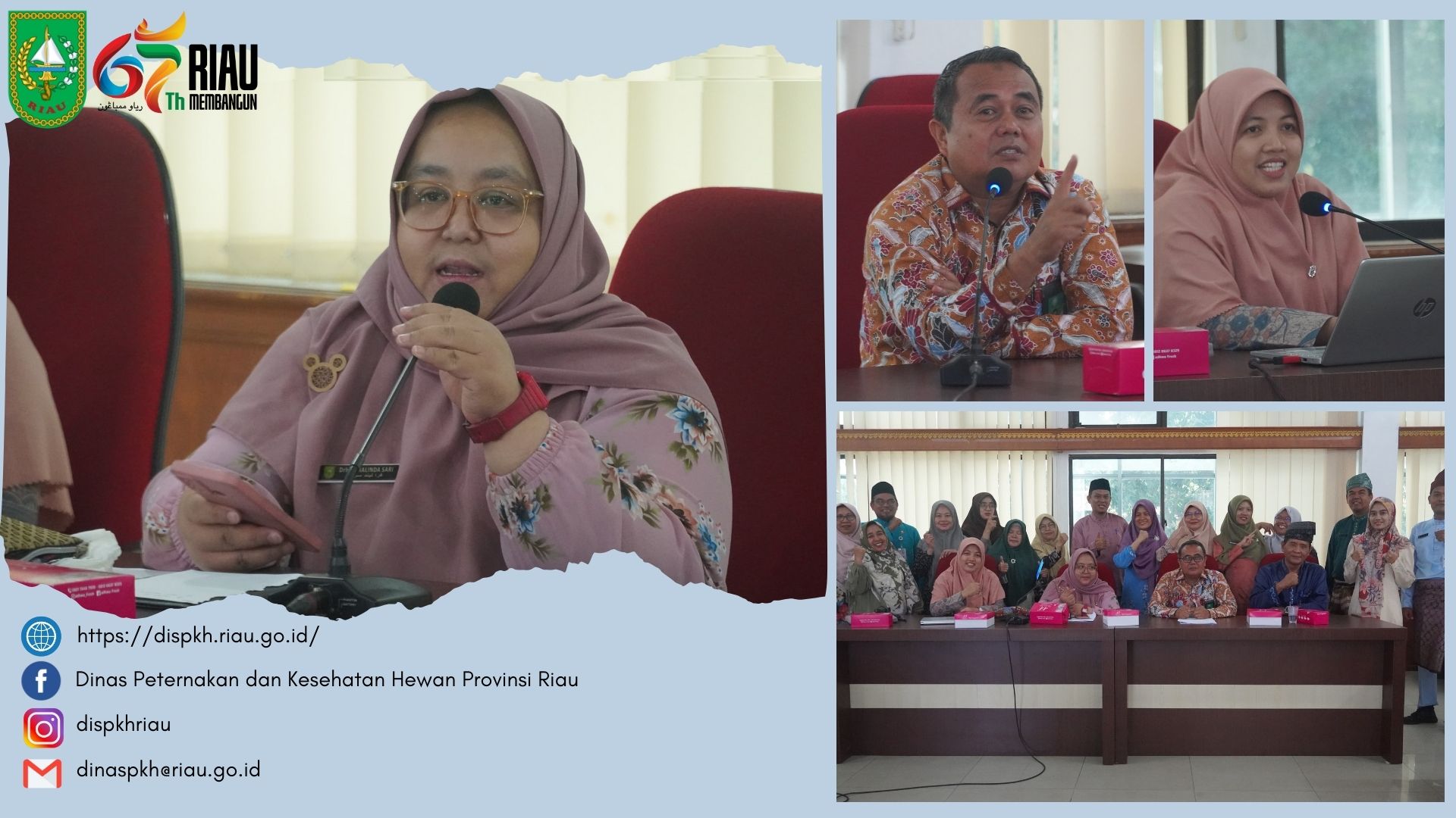 Plt. Kepala Bidang Produksi Peternakan Ibu drh. Faralinda Sari Memimpin Rapat Pembahasan Pengolahan Data dan Outline/Draf RSNI Sapi Kuantan dalam rangka Pengajuan Program Nasional Standarisasi (PNPS) 