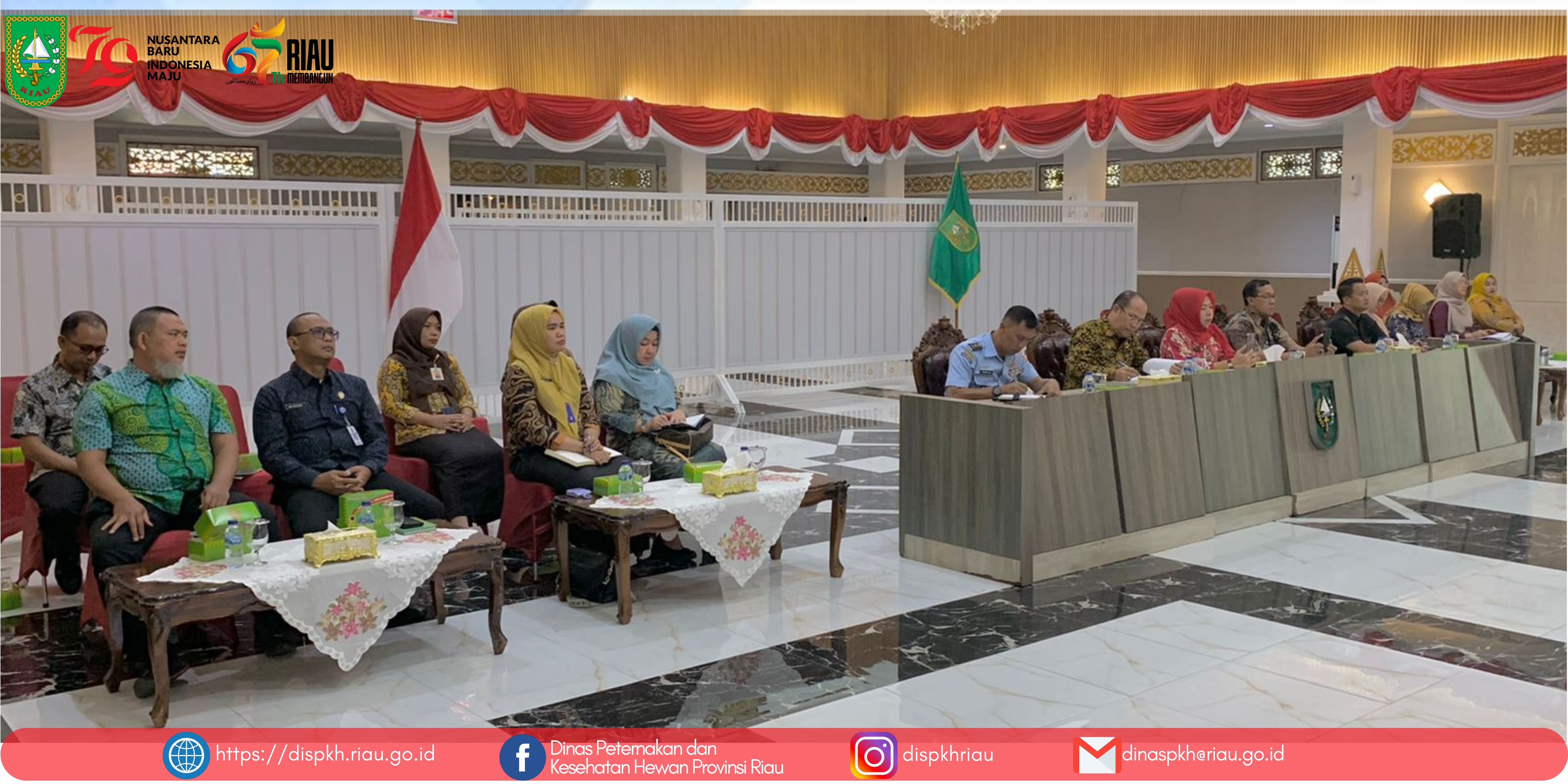 Rapat Koordinasi dalam Rangka Pembahasan Langkah Kongkret Pengendalian Inflasi di Daerah Tahun 2024 Secara Virtual