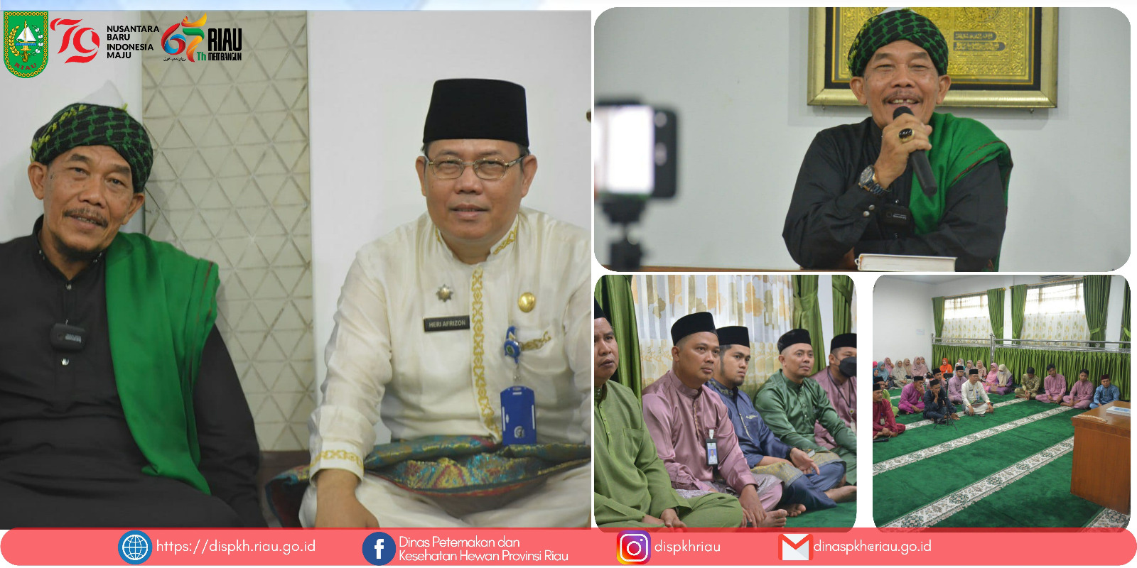 Kajian Bulanan Bersama Ustadz Bachtar Khalifa di Musholla Al Fitrah, DPKH Provinsi Riau